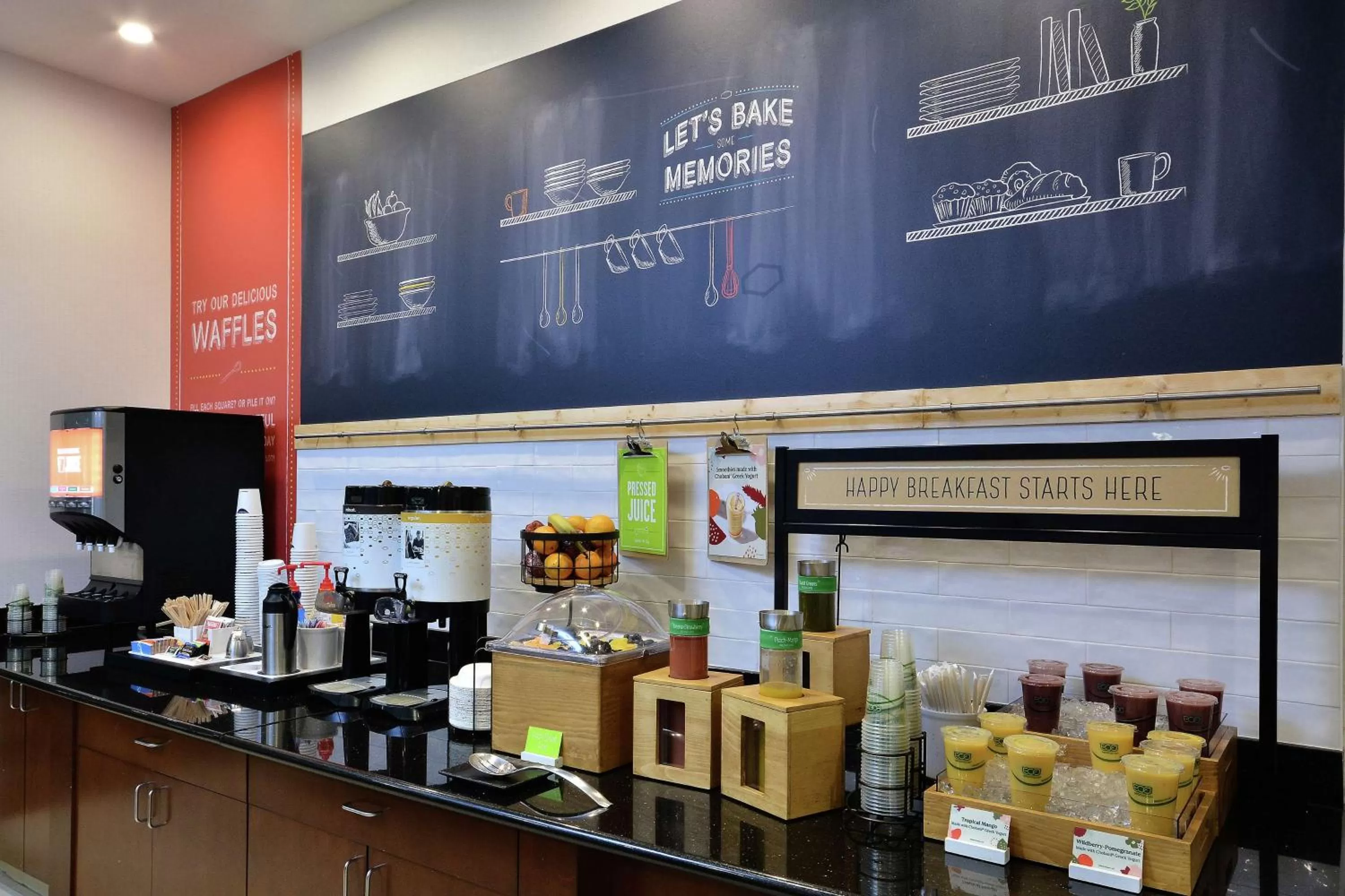 Breakfast in Hampton Inn Raleigh/Durham Airport