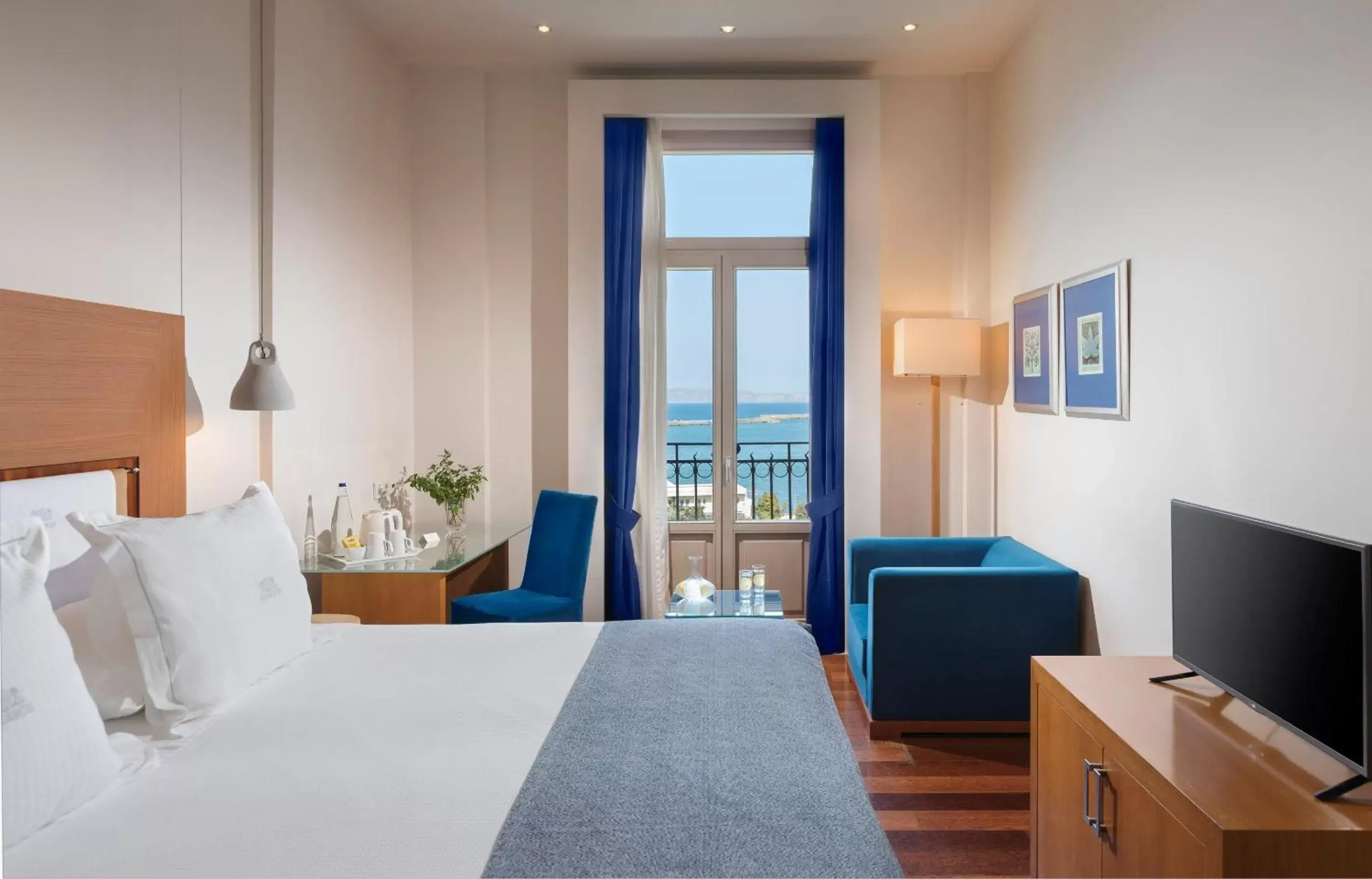 Executive Single Room with Sea View in GDM Megaron, Historical Monument Hotel Executive Single Room with Sea View in GDM Megaron, Historical Monument Hotel