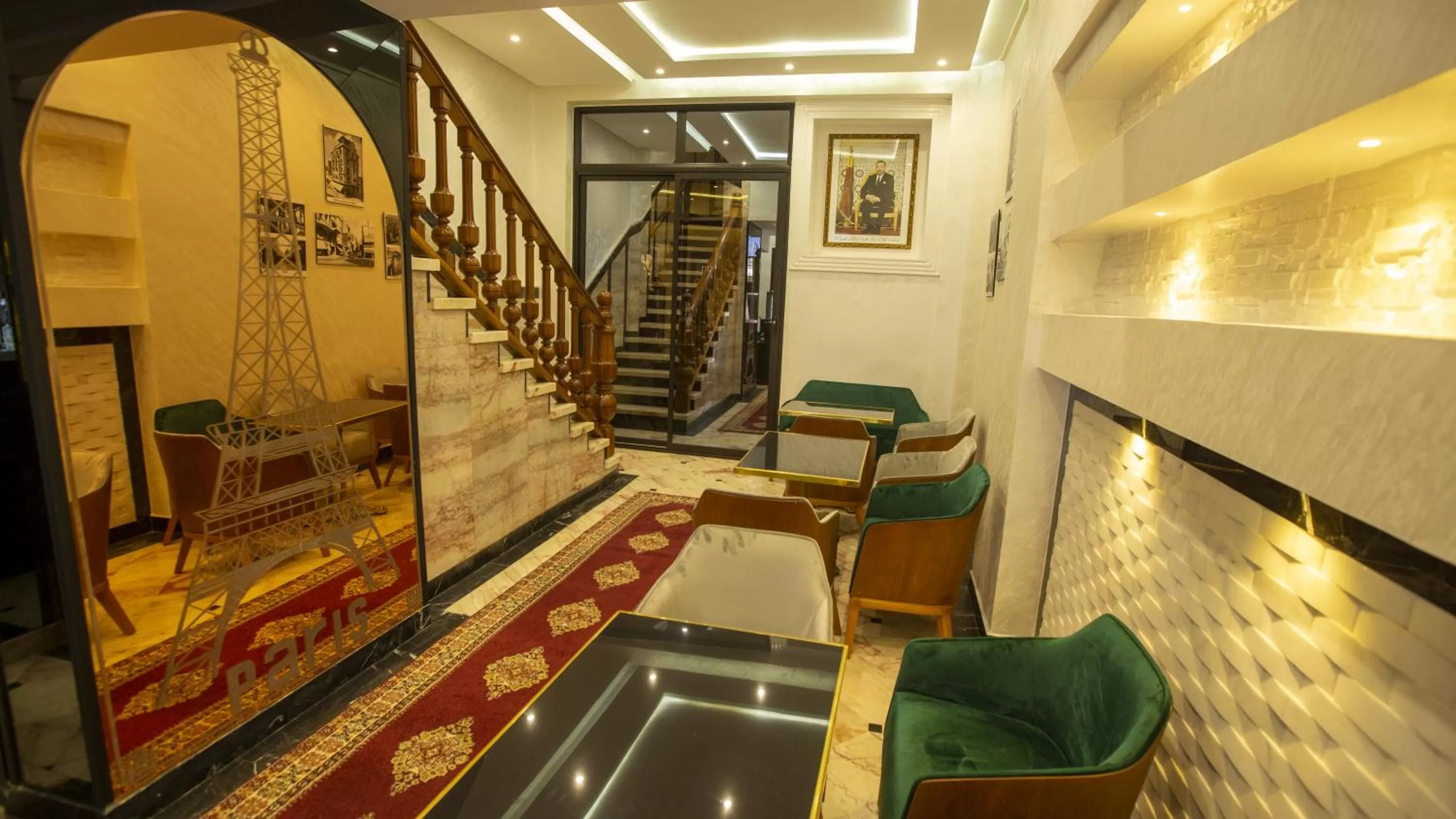 Lobby or reception in Hotel de paris