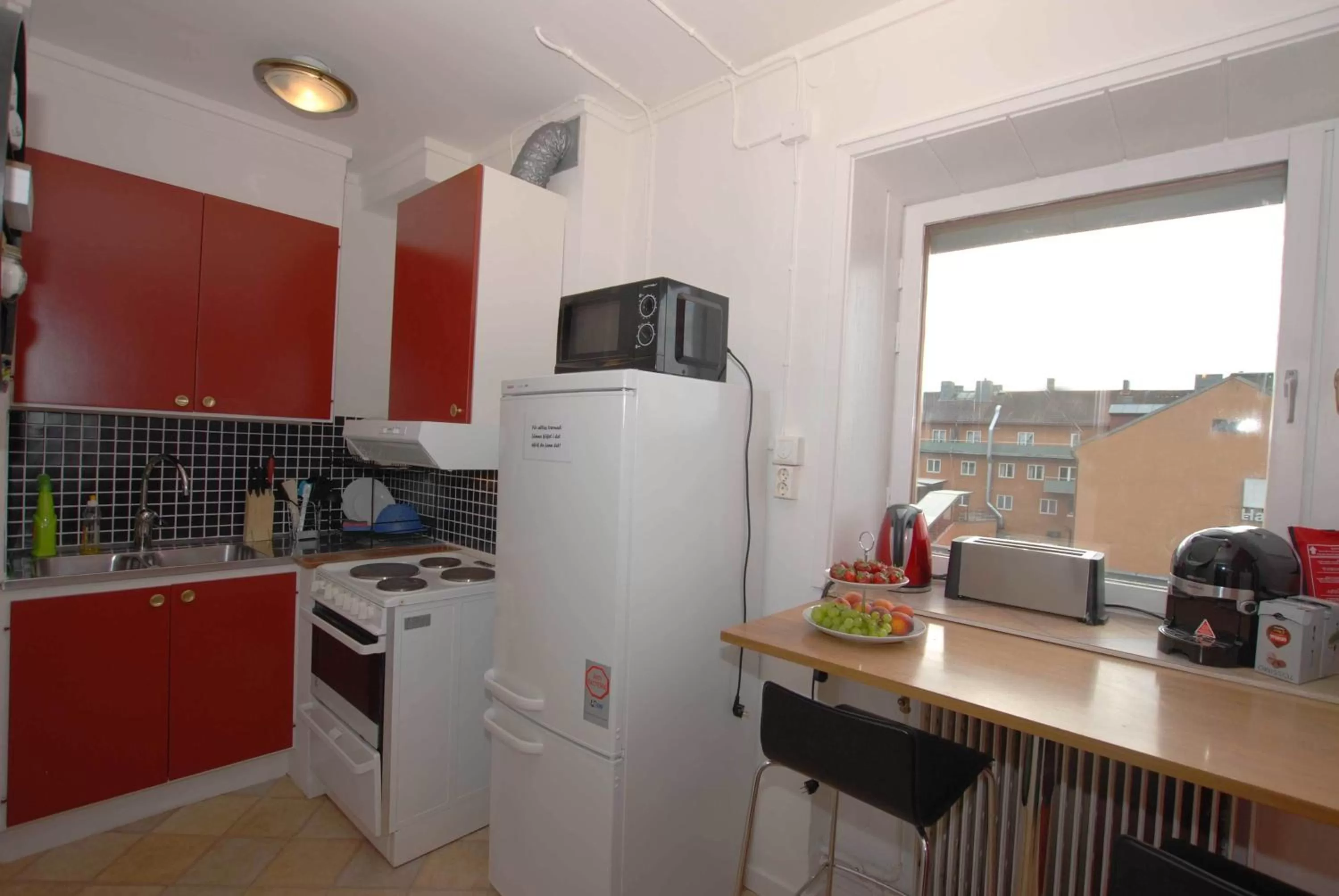 Kitchen or kitchenette in Avesta Stadshotell