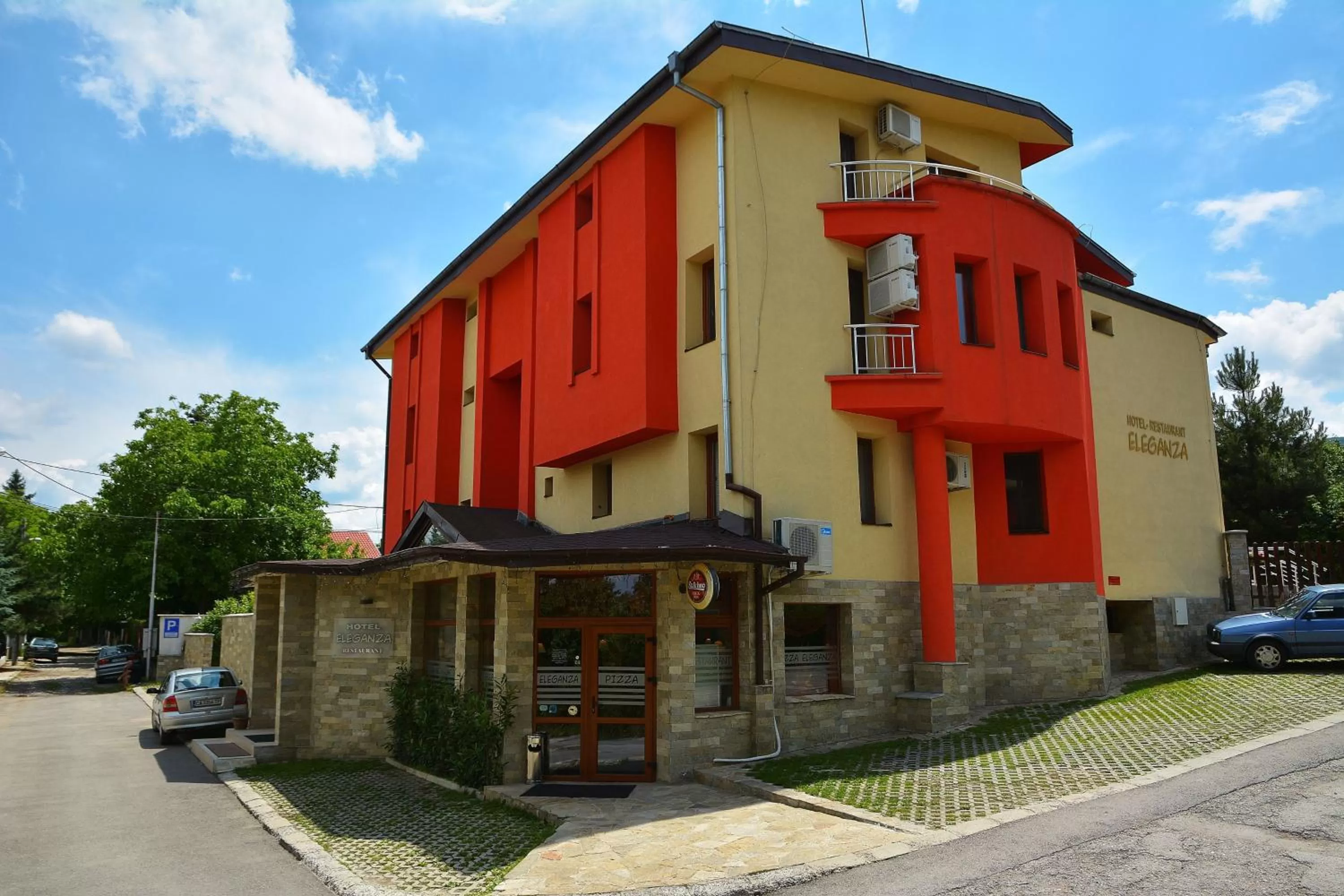 Property building in Eleganza Family Hotel - Free Parking