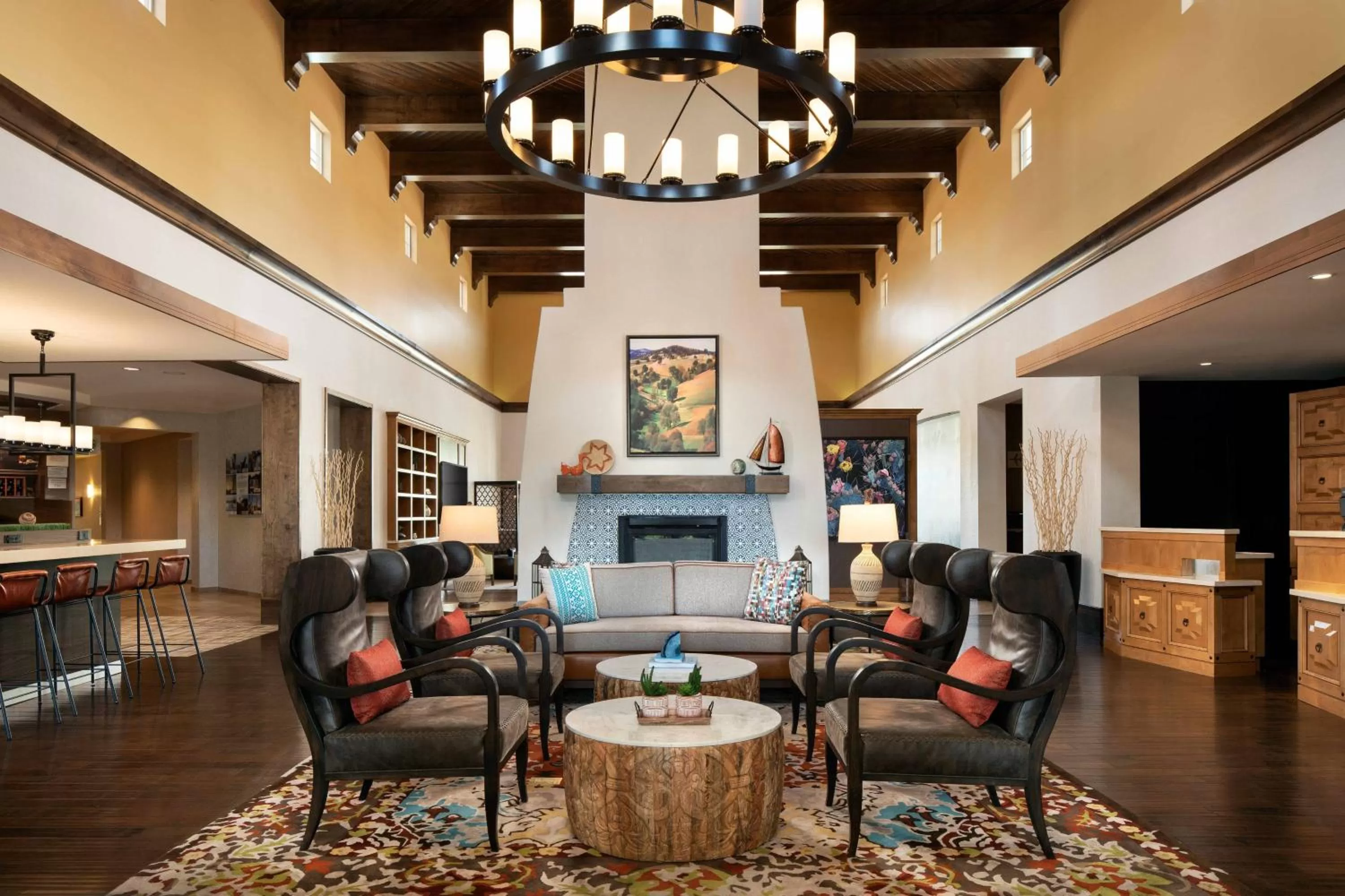Lobby or reception in Courtyard by Marriott Santa Barbara Goleta