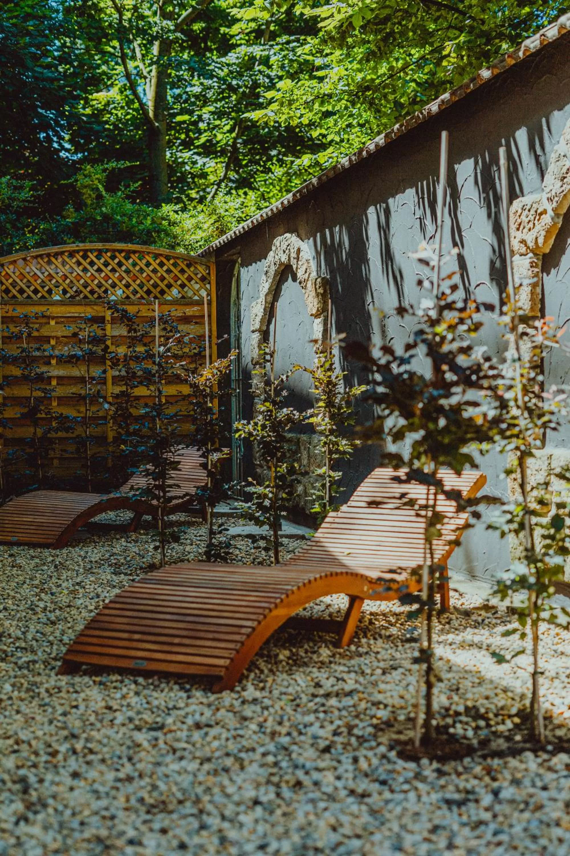 Garden in Boutique Hotel Rothenburger Hof