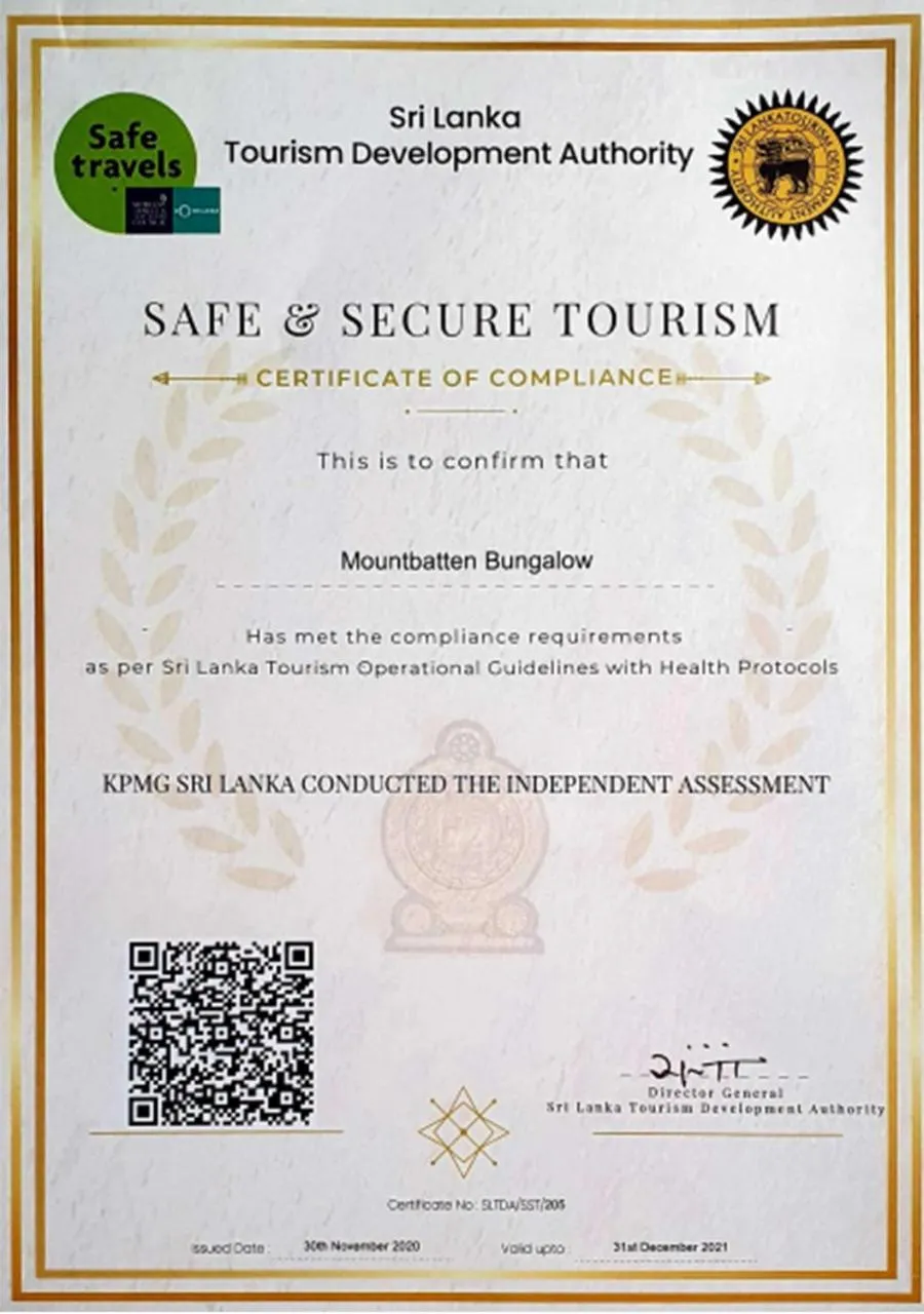 Logo/Certificate/Sign in Mountbatten Bungalow- Thema Collection