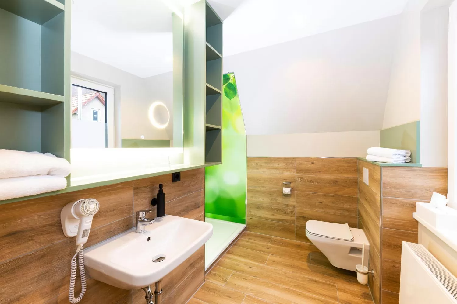 Bathroom in Hotel Waldmühle