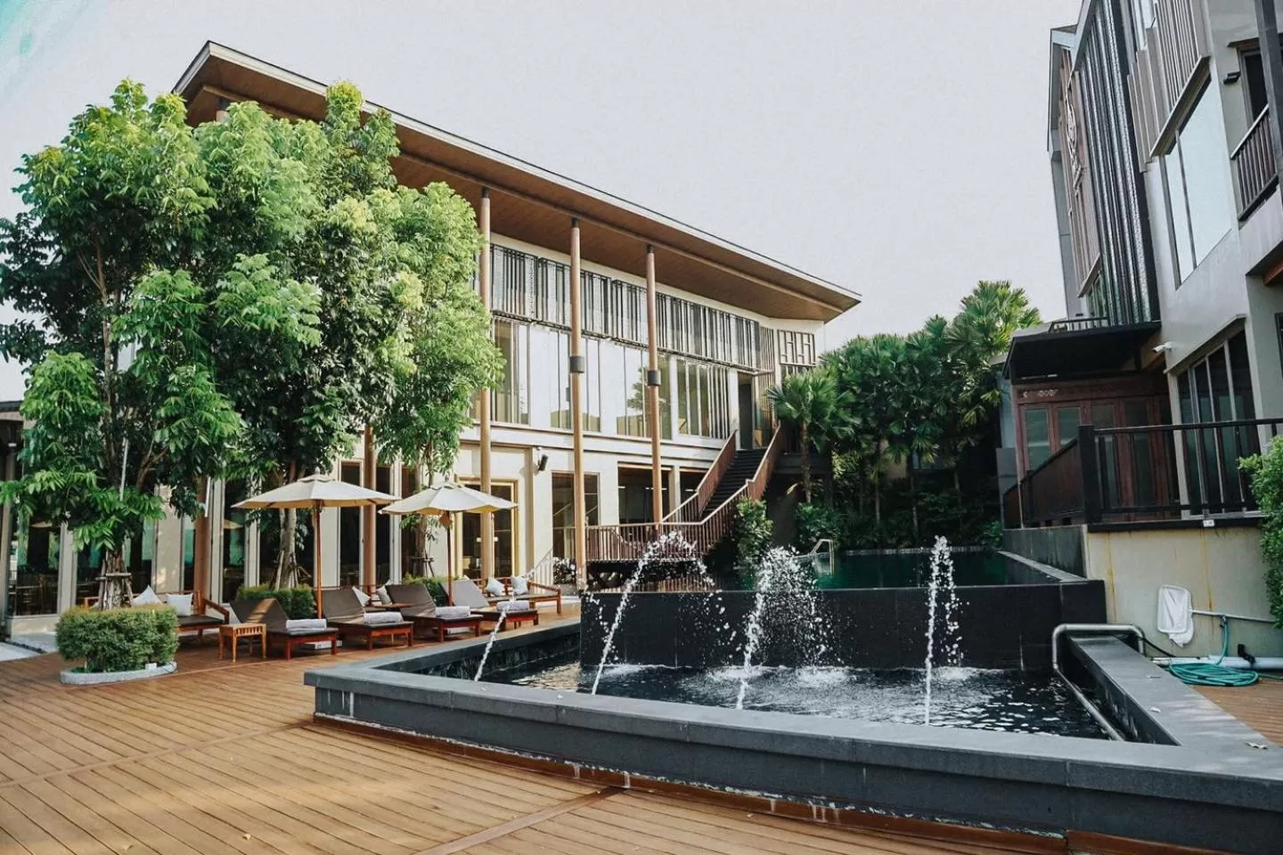 Swimming pool in W1Bangkoknoi Hotel