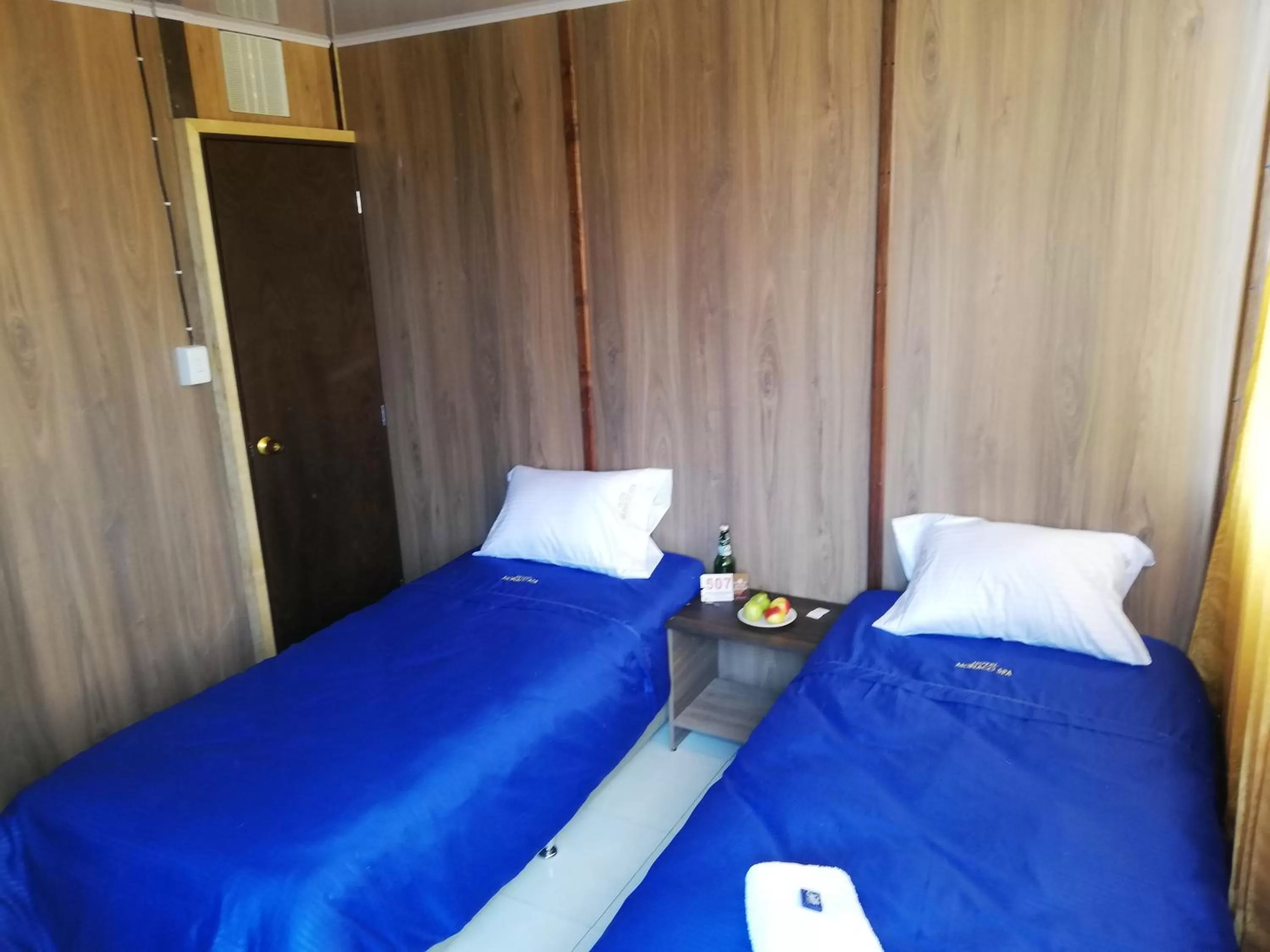 Bed in Hotel Mónaco de Fusa