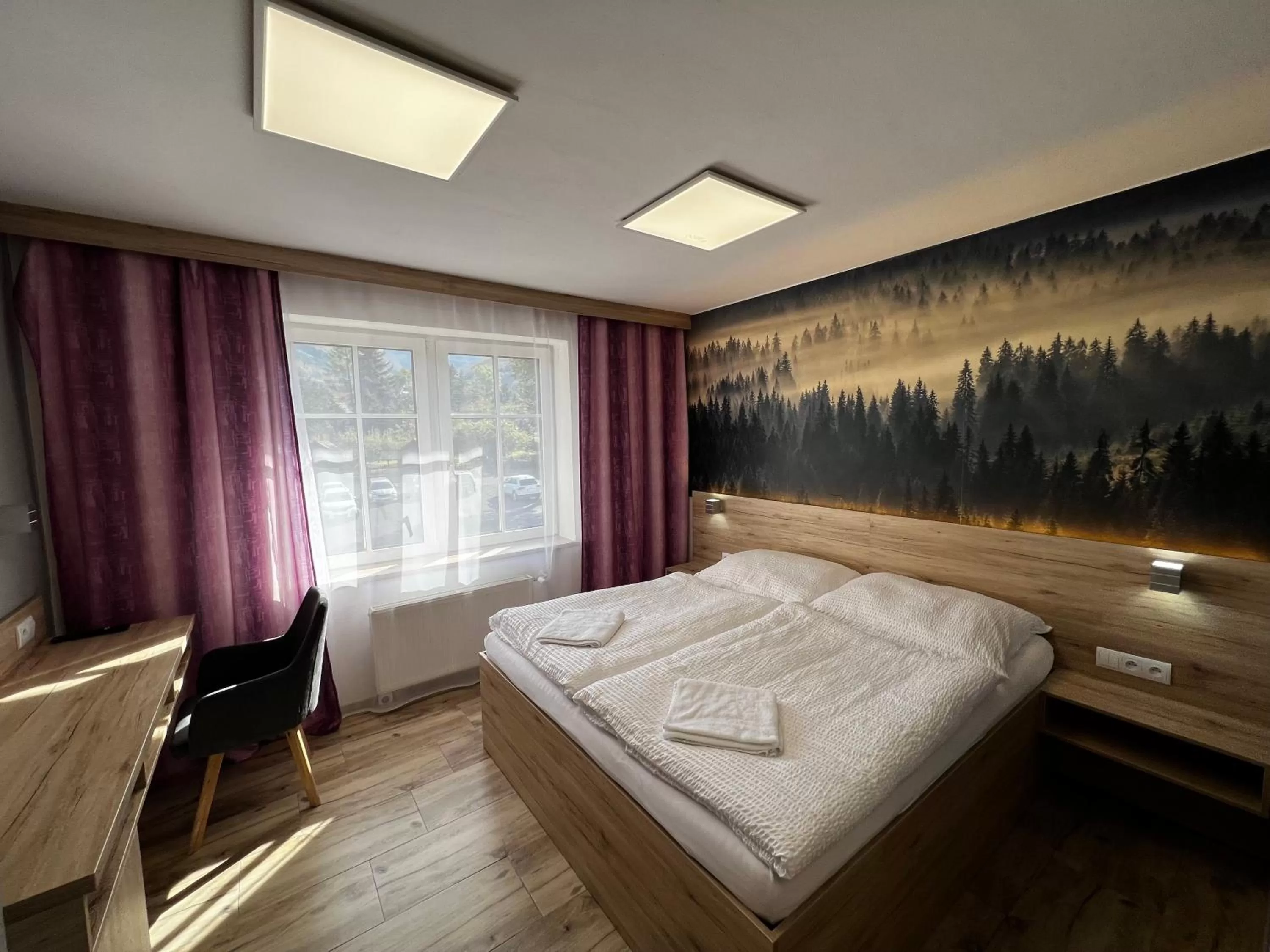 Bed in Hotel U Kociana