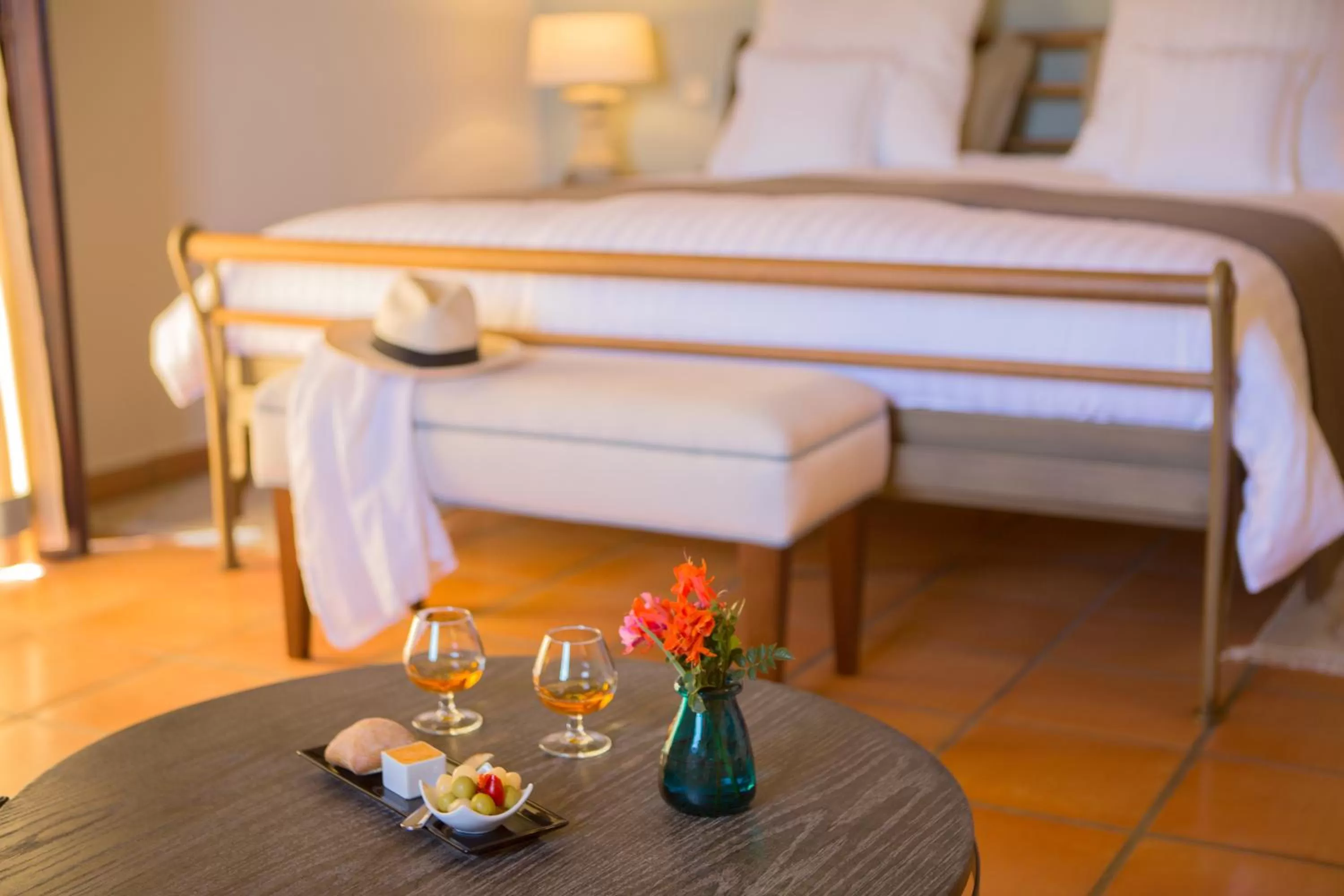 Decorative detail, Bed in Casa Font i Roig