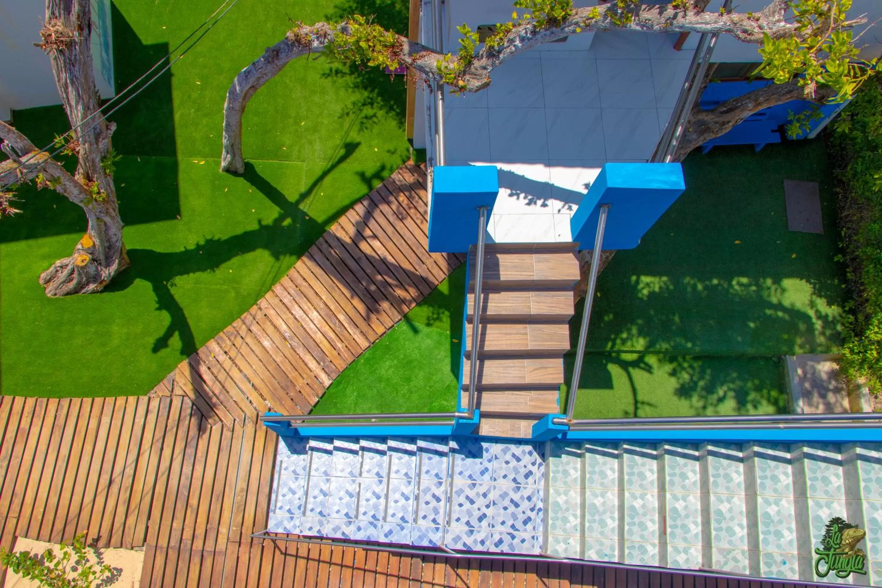 Bird's eye view, Pool View in Hotel La Jungla