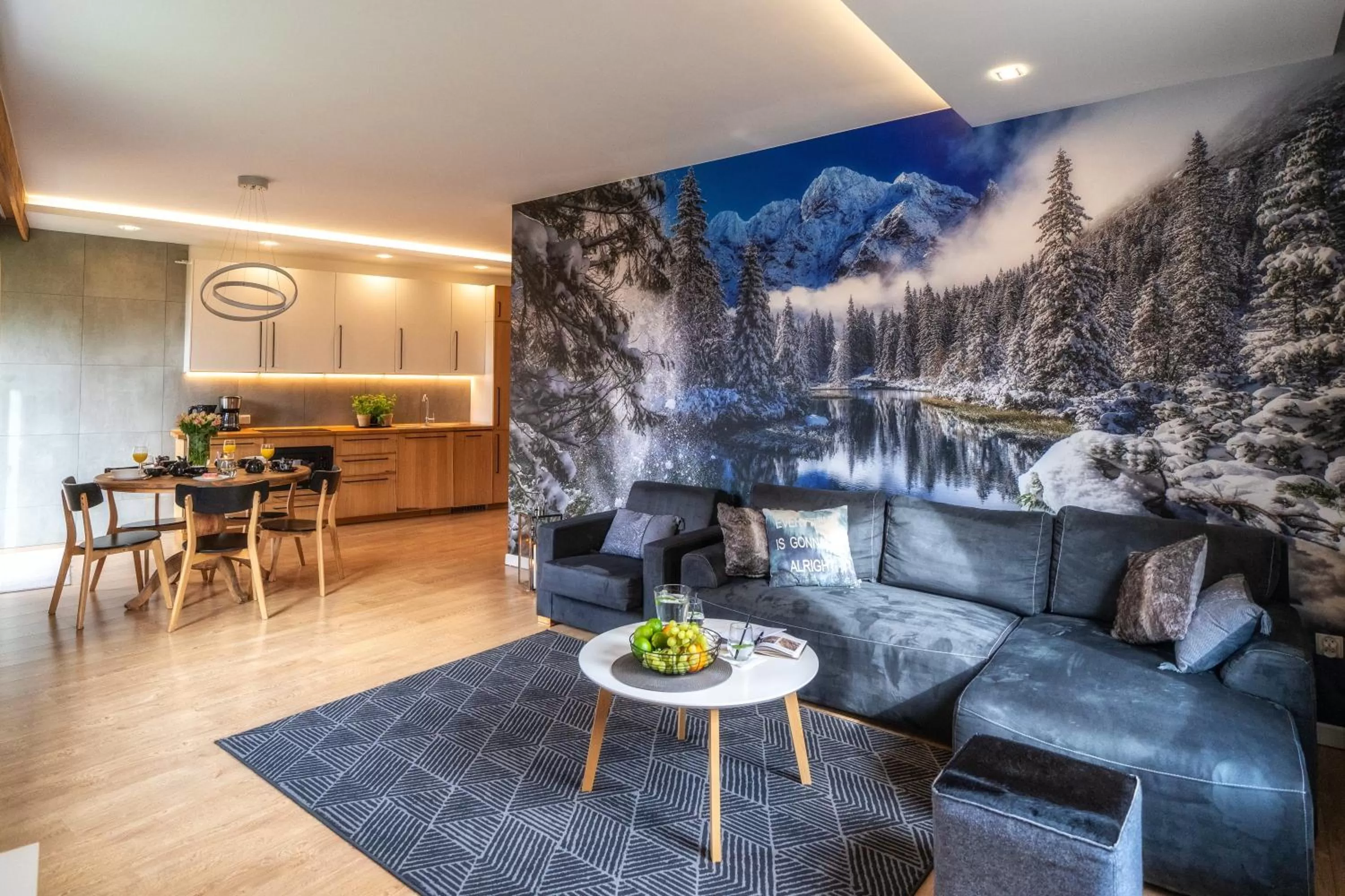 Living room in Aparthotel Giewont