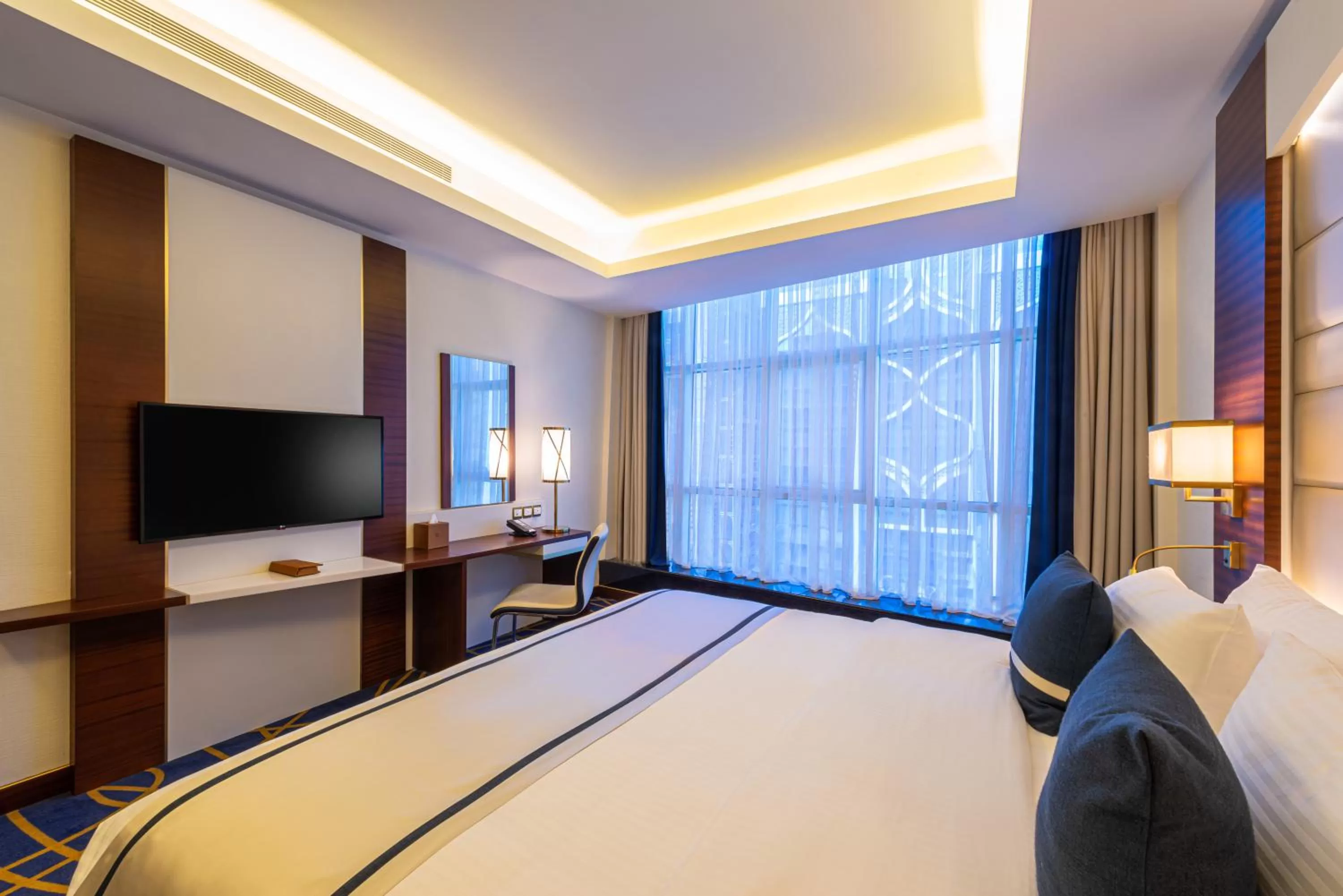 Bed in Blue Diamond Hotel Jeddah