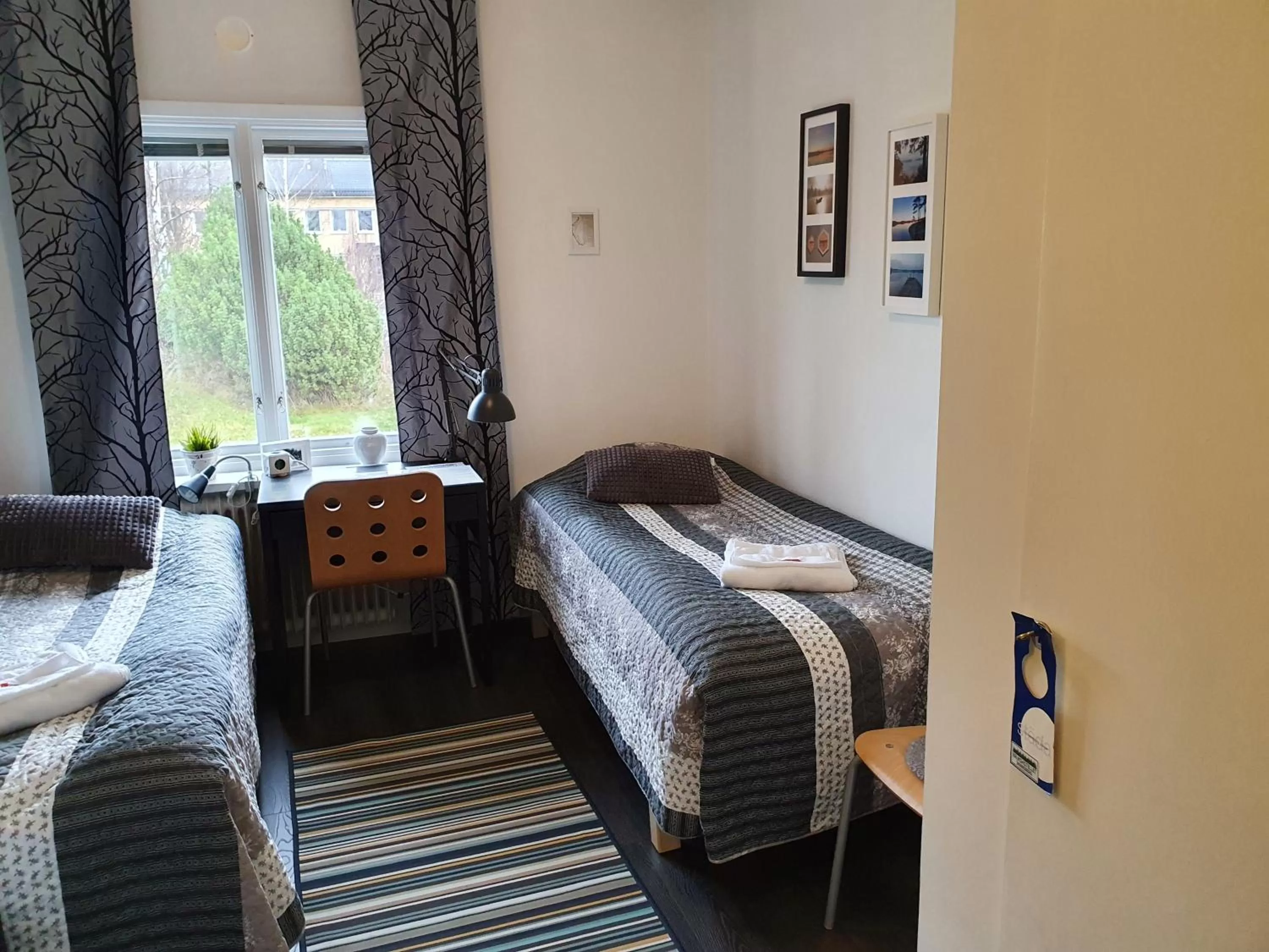 Garden view, Bed in Brukshotellet Skinnsberg