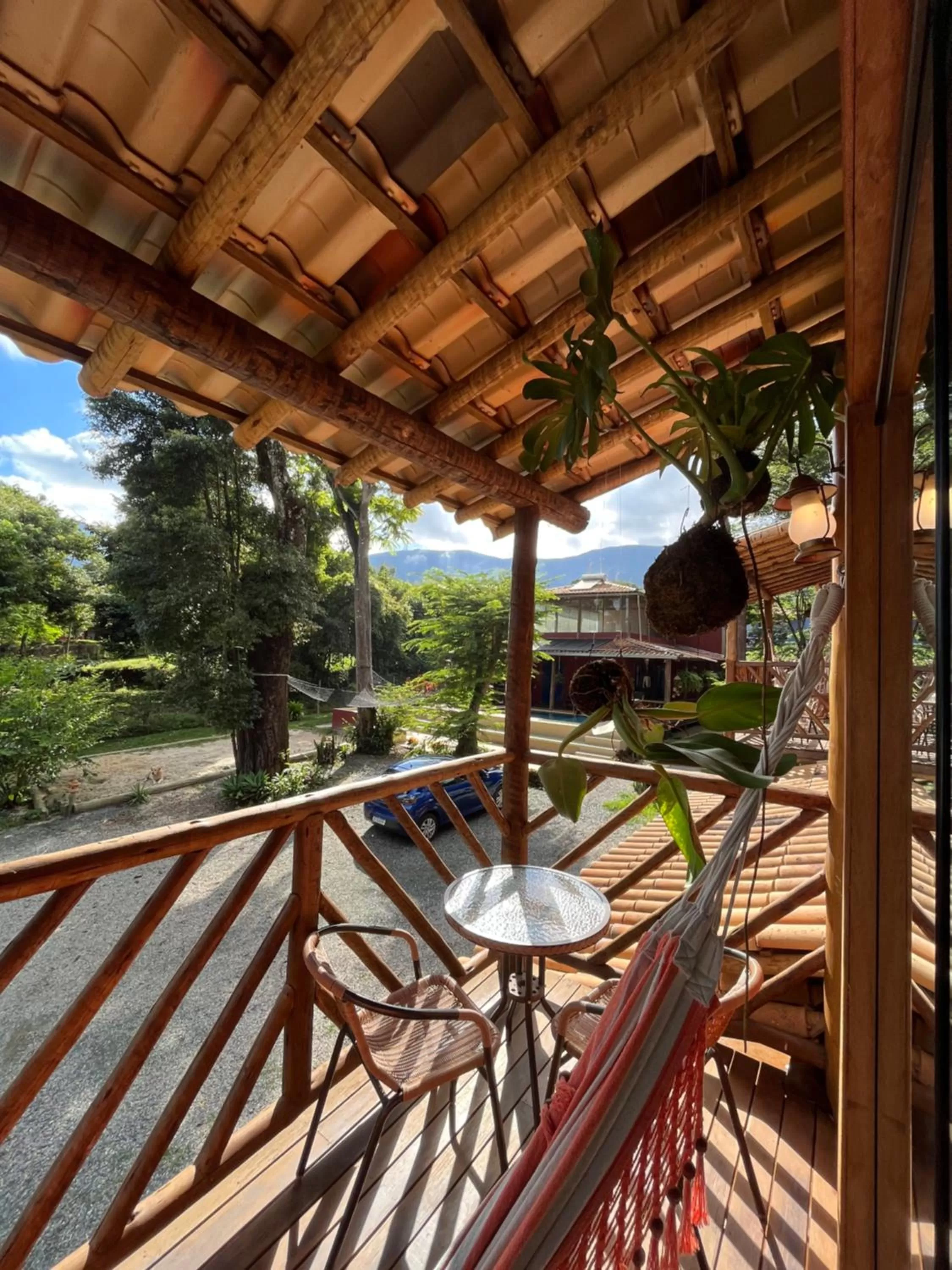 Balcony/Terrace in A Mi Manera Bistro, Pousada e Cervejaria Artesanal!