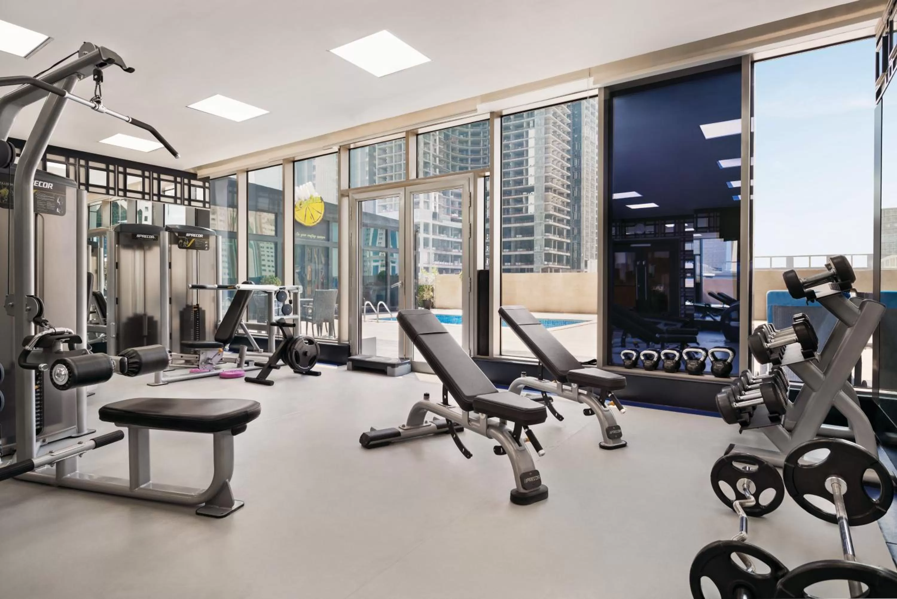 Fitness centre/facilities in Wyndham Doha West Bay