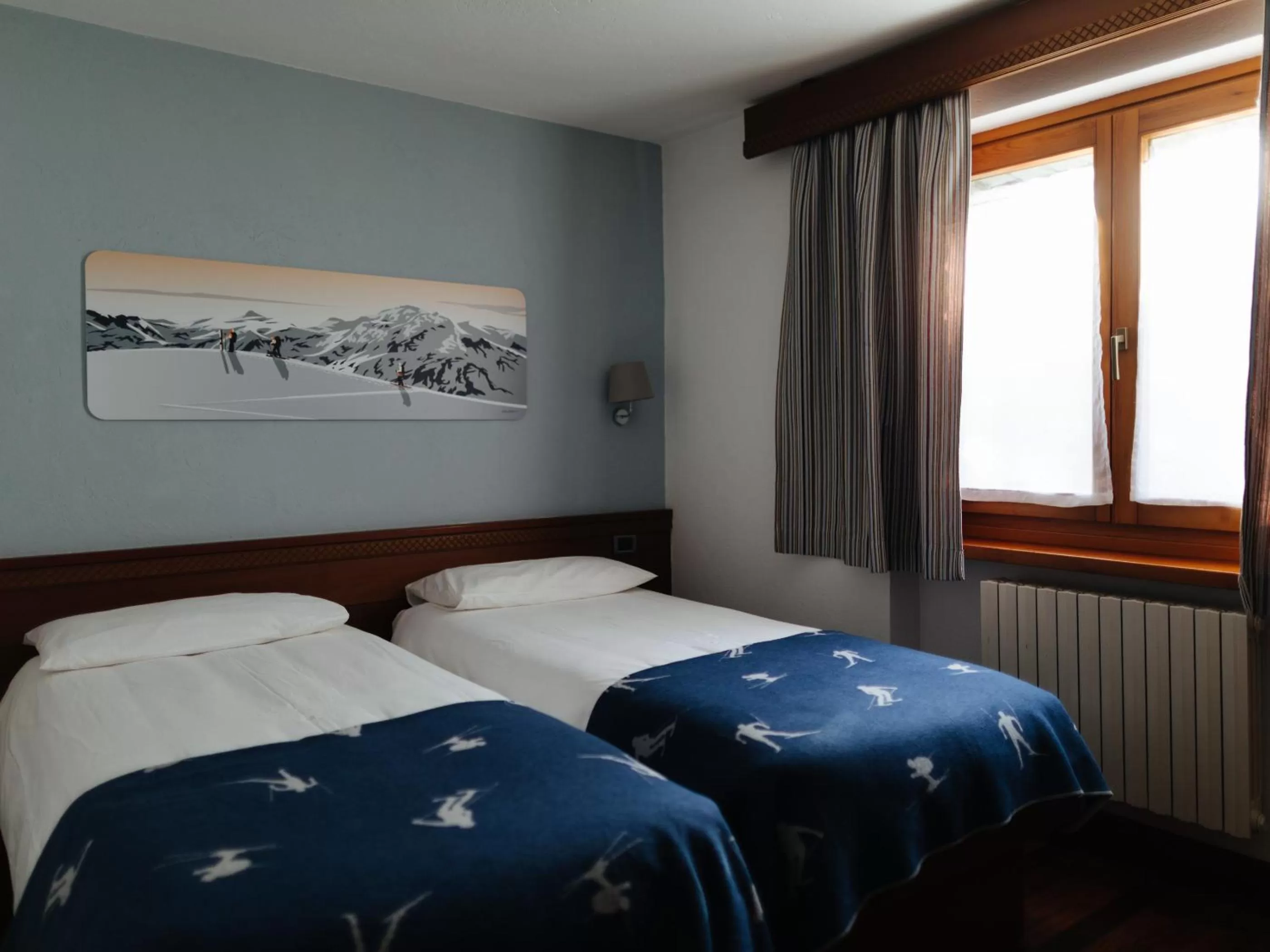 Bed in Hotel Walser Courmayeur