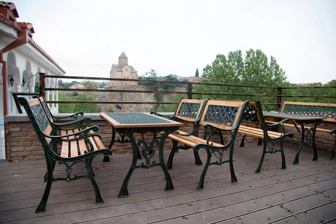 Patio in Hotel Aivani Old Tbilisi