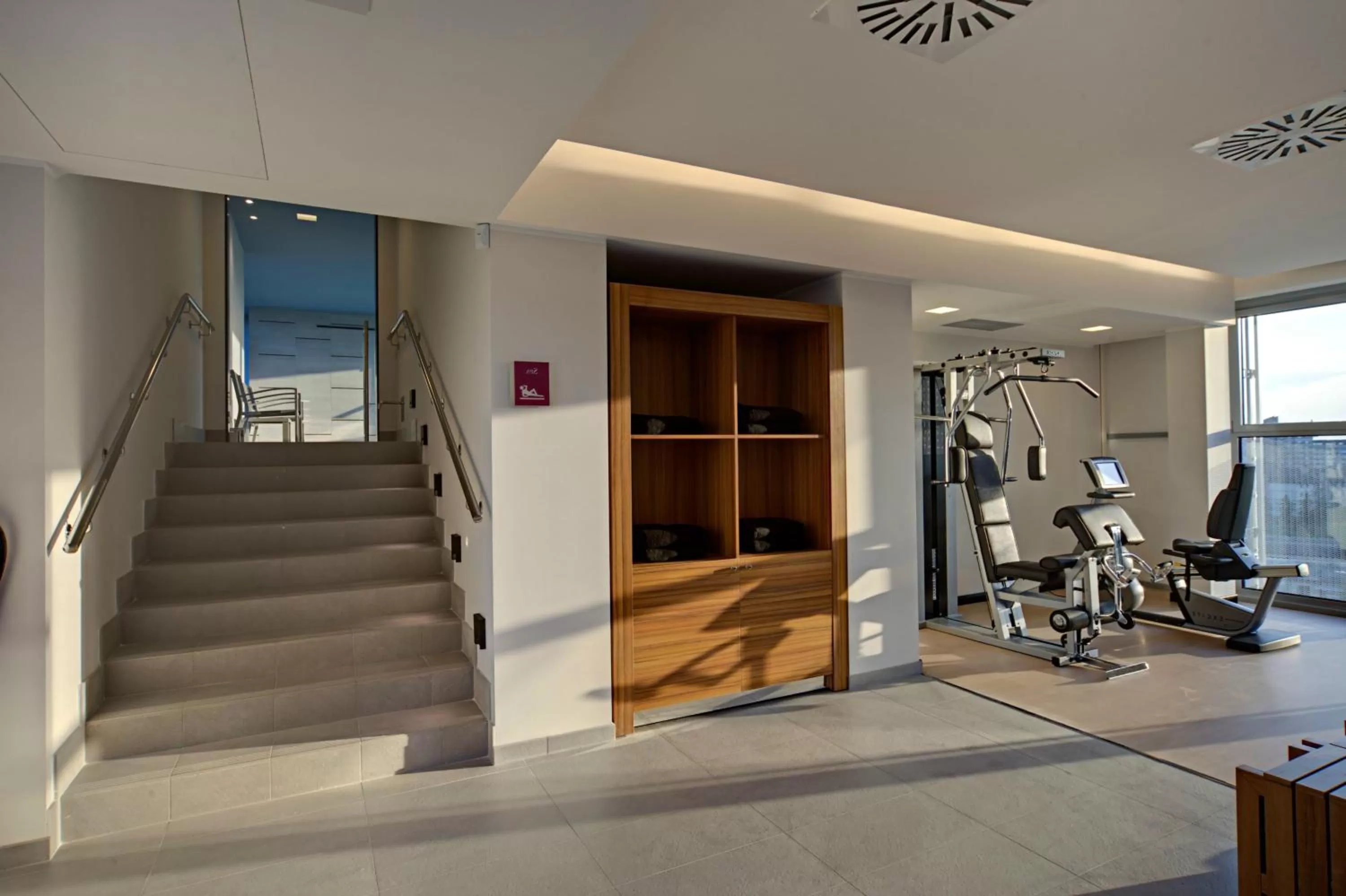 Fitness centre/facilities in Crowne Plaza Verona Fiera by IHG