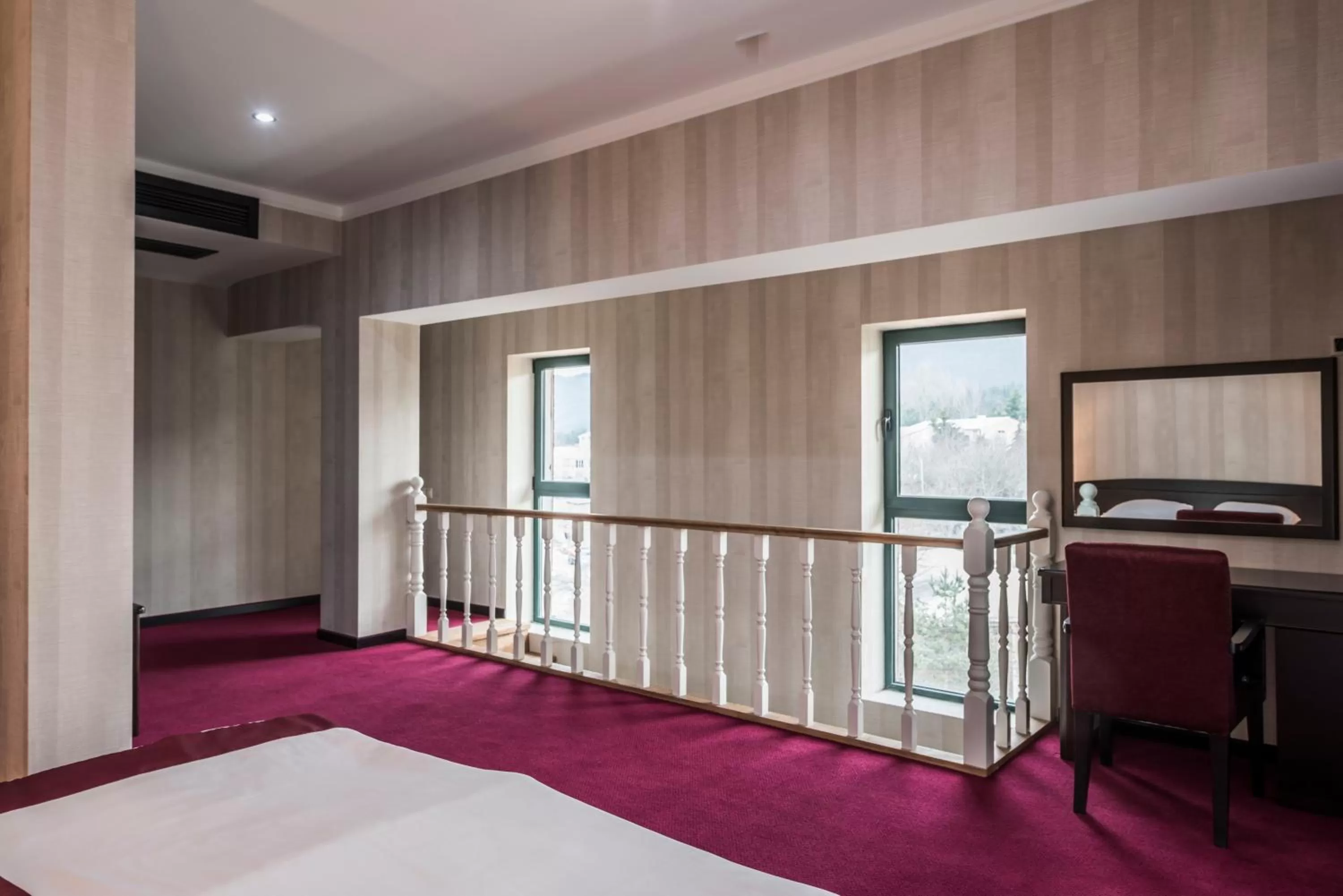 Bed in Kopala Tskneti Hotel