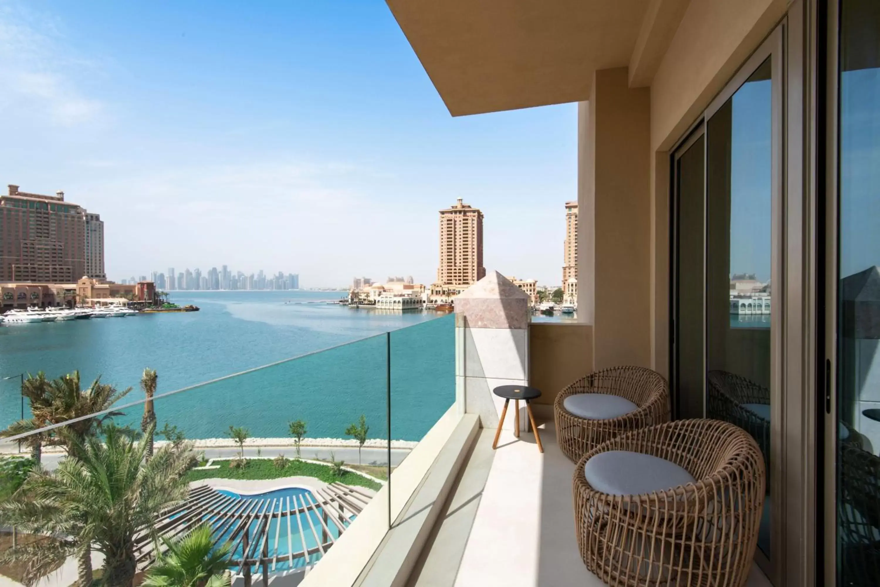 Two Bedroom Suite, Marina View, Bedroom 1: 1 King, Bedroom 2: 1 King in The St. Regis Marsa Arabia Island, The Pearl Qatar Two Bedroom Suite, Marina View, Bedroom 1: 1 King, Bedroom 2: 1 King in The St. Regis Marsa Arabia Island, The Pearl Qatar