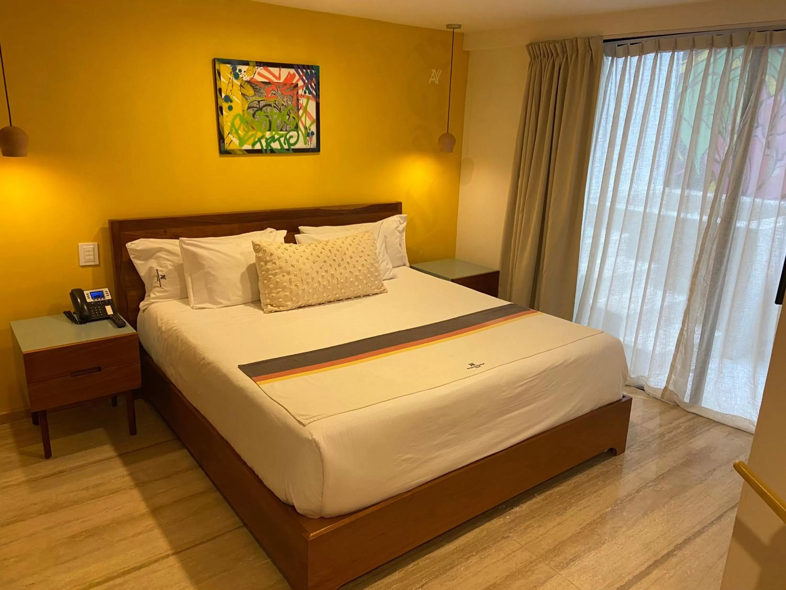 Bed in Auténtico Vertical Playa del Carmen