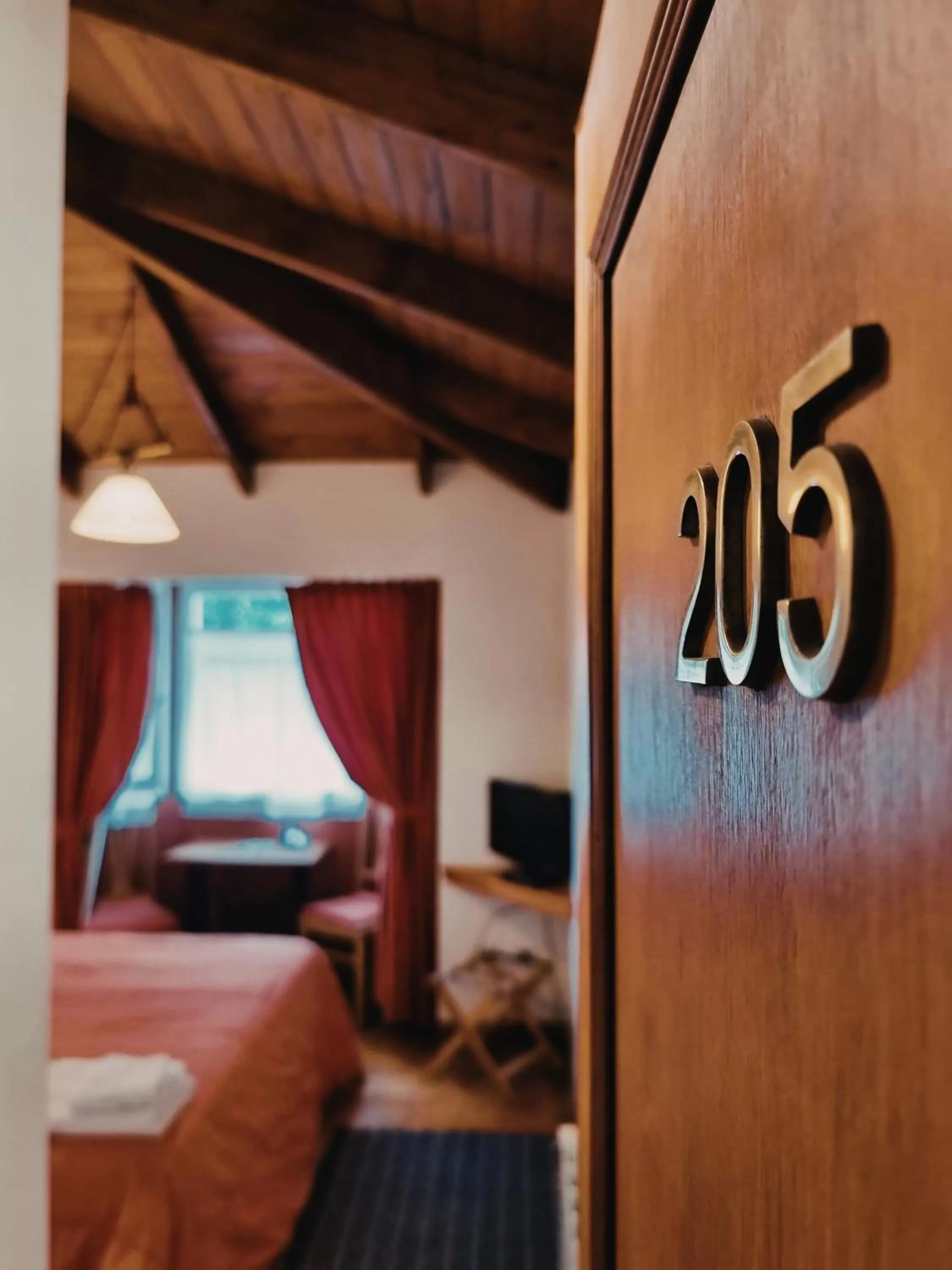 Bed in Hosteria Cauquenes De Nimez