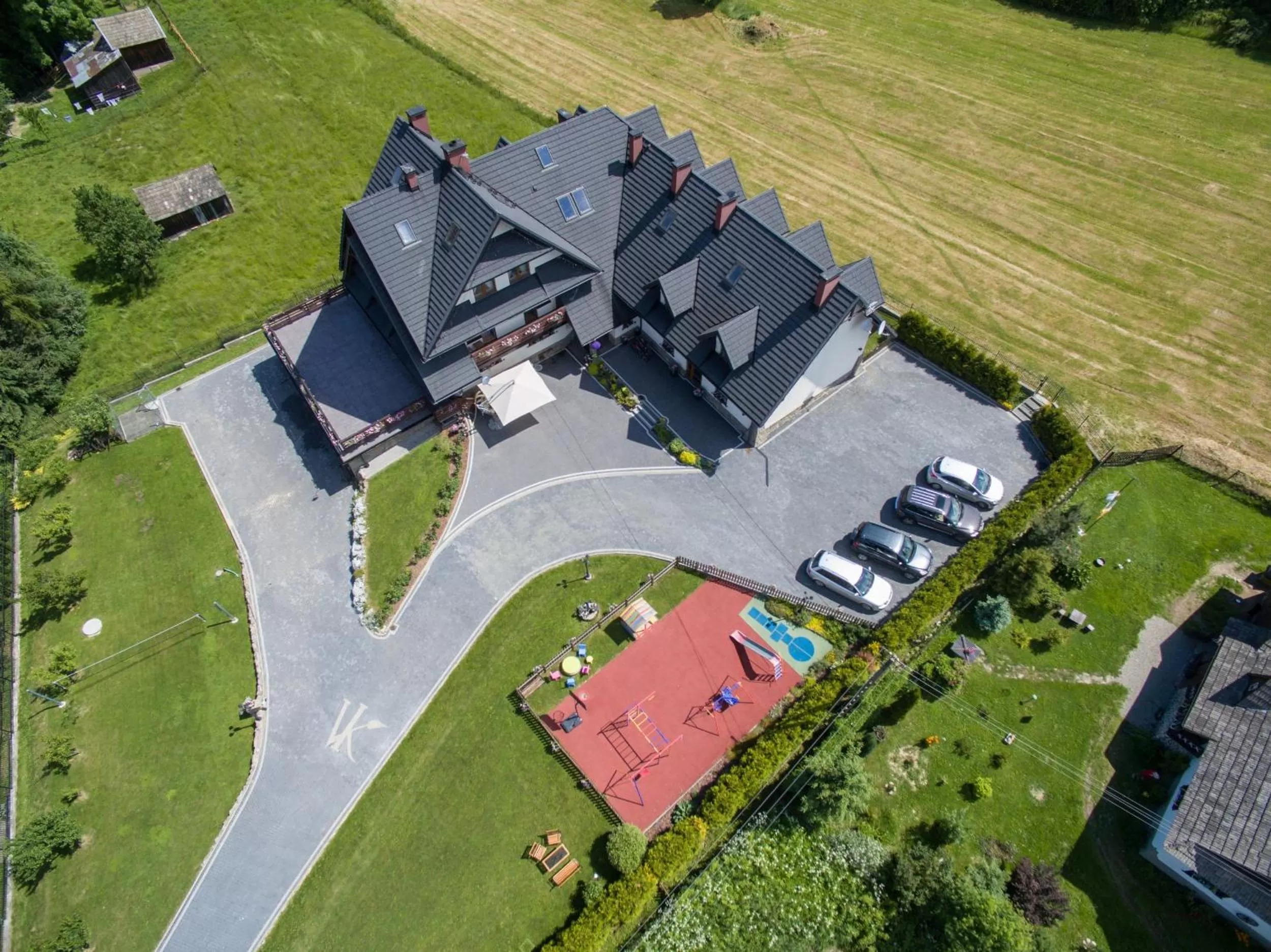 Bird's eye view, Bird's-eye View in Villa Kasper