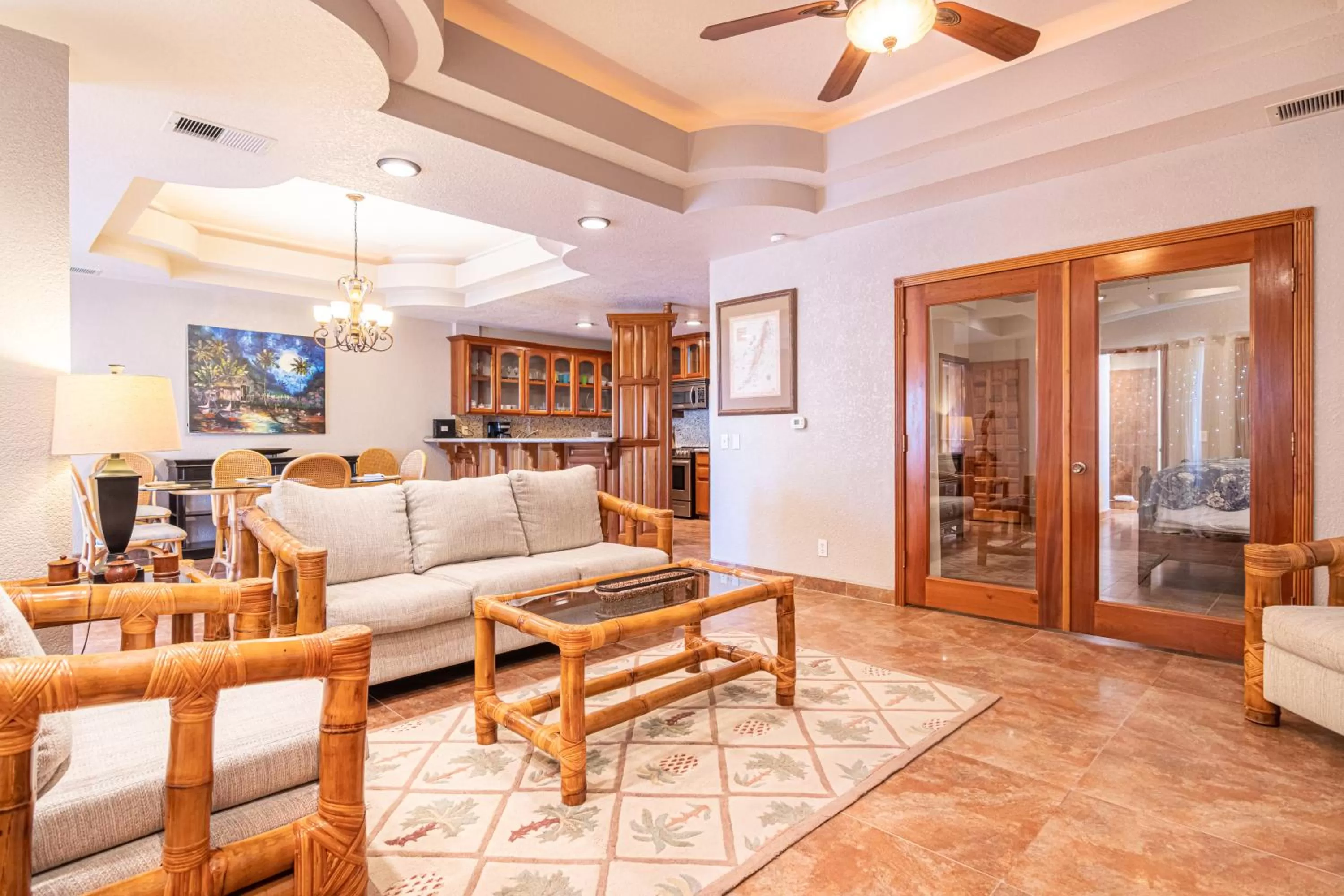 Living room, Seating Area in Lighthouse Beach Villas