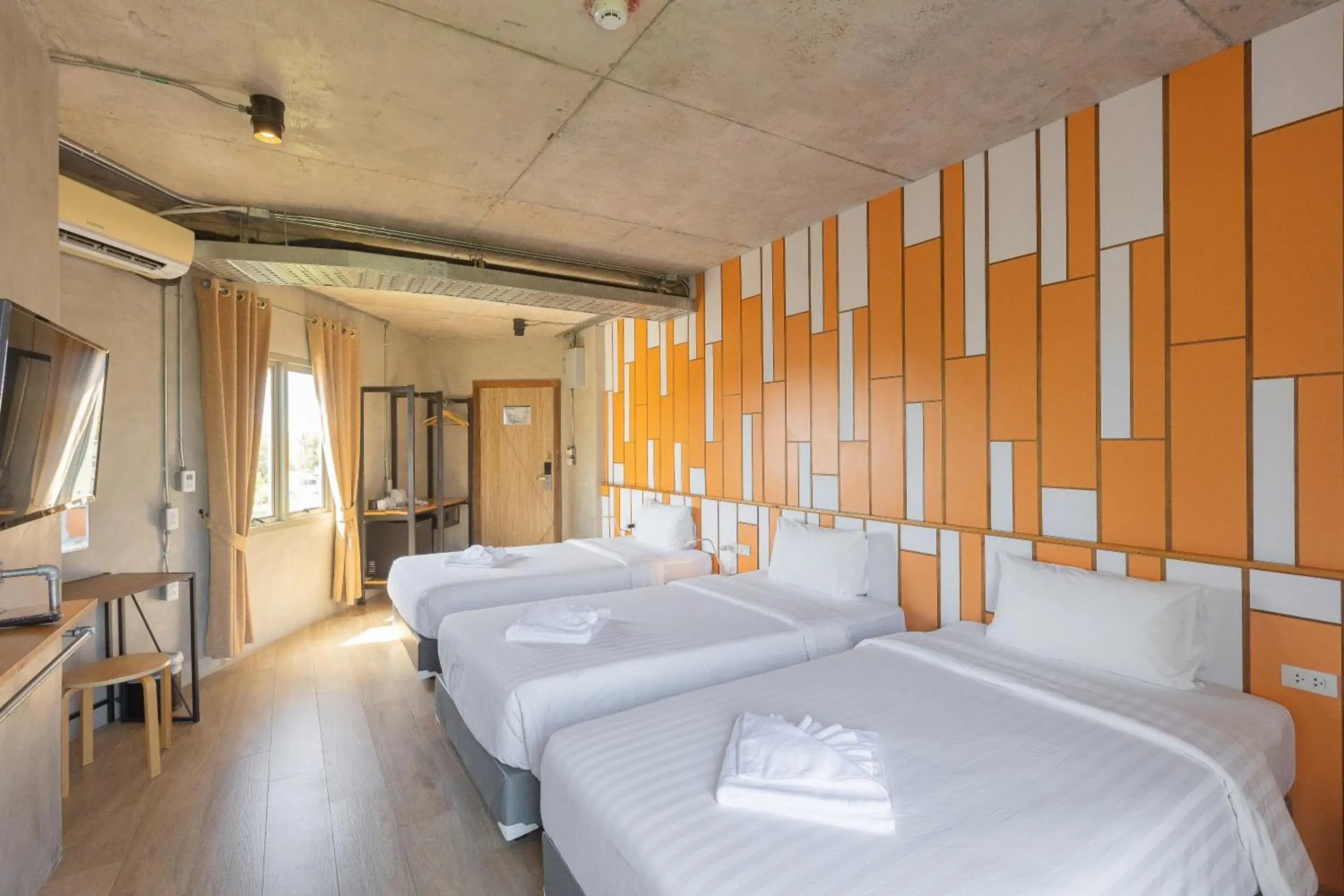 Deluxe Triple Room in EcoLoft Hotel - SHA Plus Deluxe Triple Room in EcoLoft Hotel - SHA Plus
