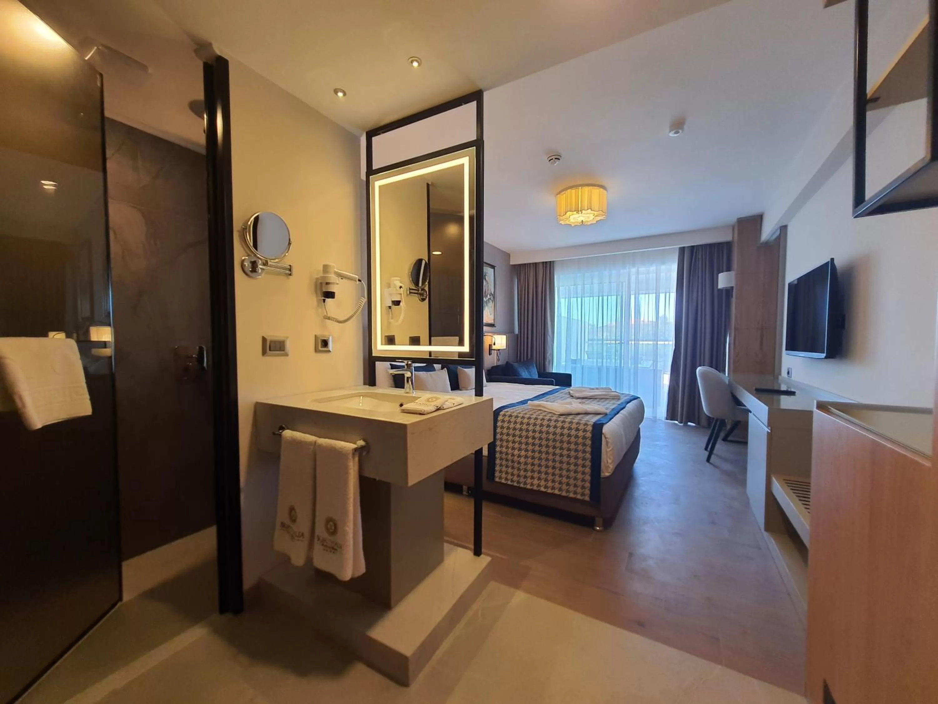 Bed in Sunthalia Hotels & Resorts Ultra All Inclusive Adults Only Party Hotel