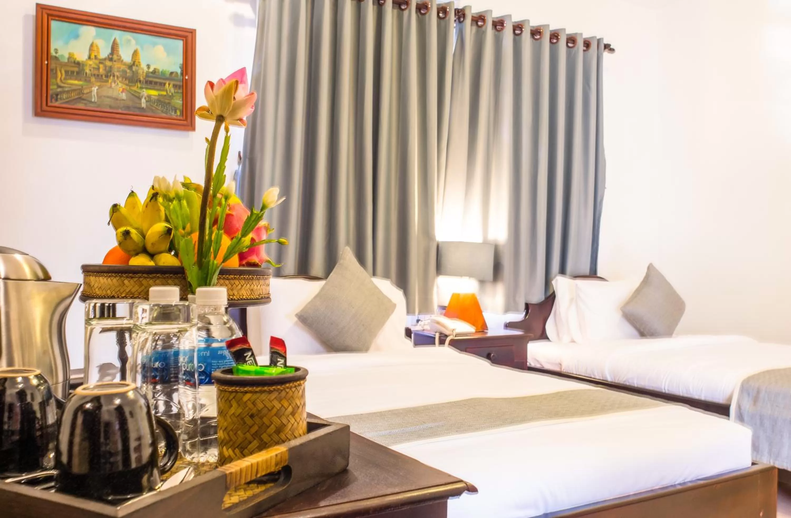 Bedroom, Bed in Angkor Tempora Boutique