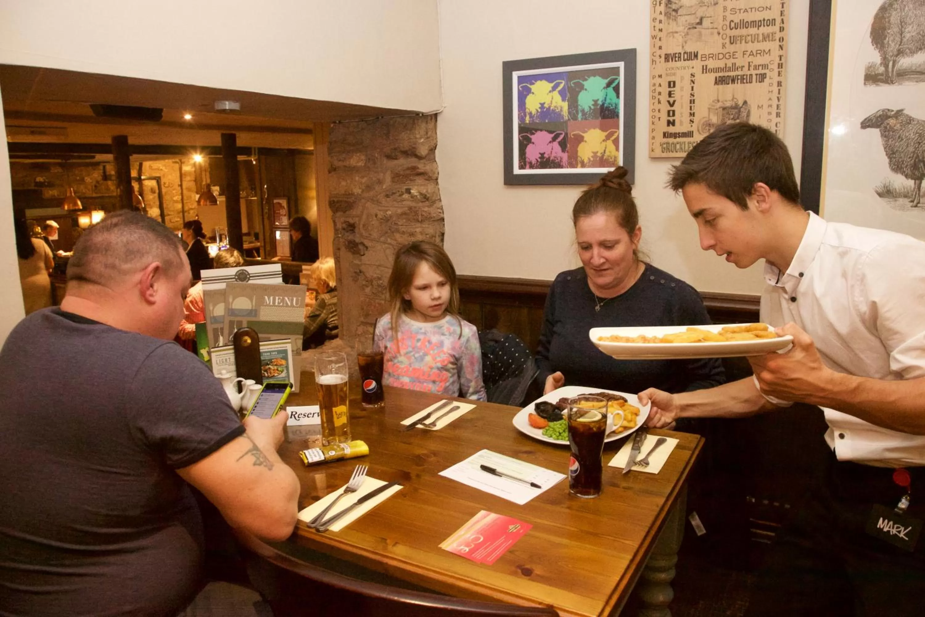 Restaurant/places to eat in Waterloo Cross, Devon by Marston's Inns