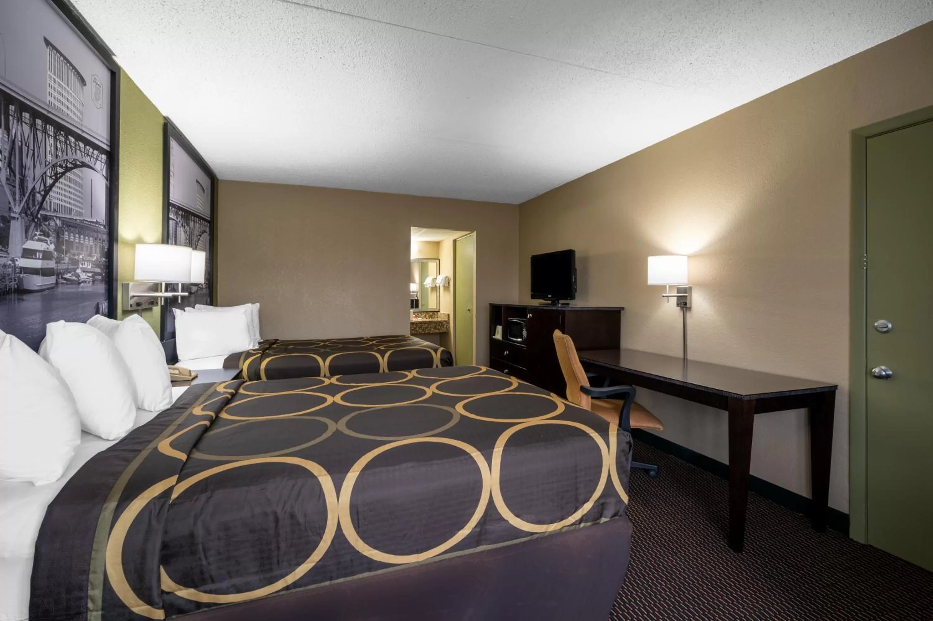 Bed in Super 8 by Wyndham Perrysburg-Toledo