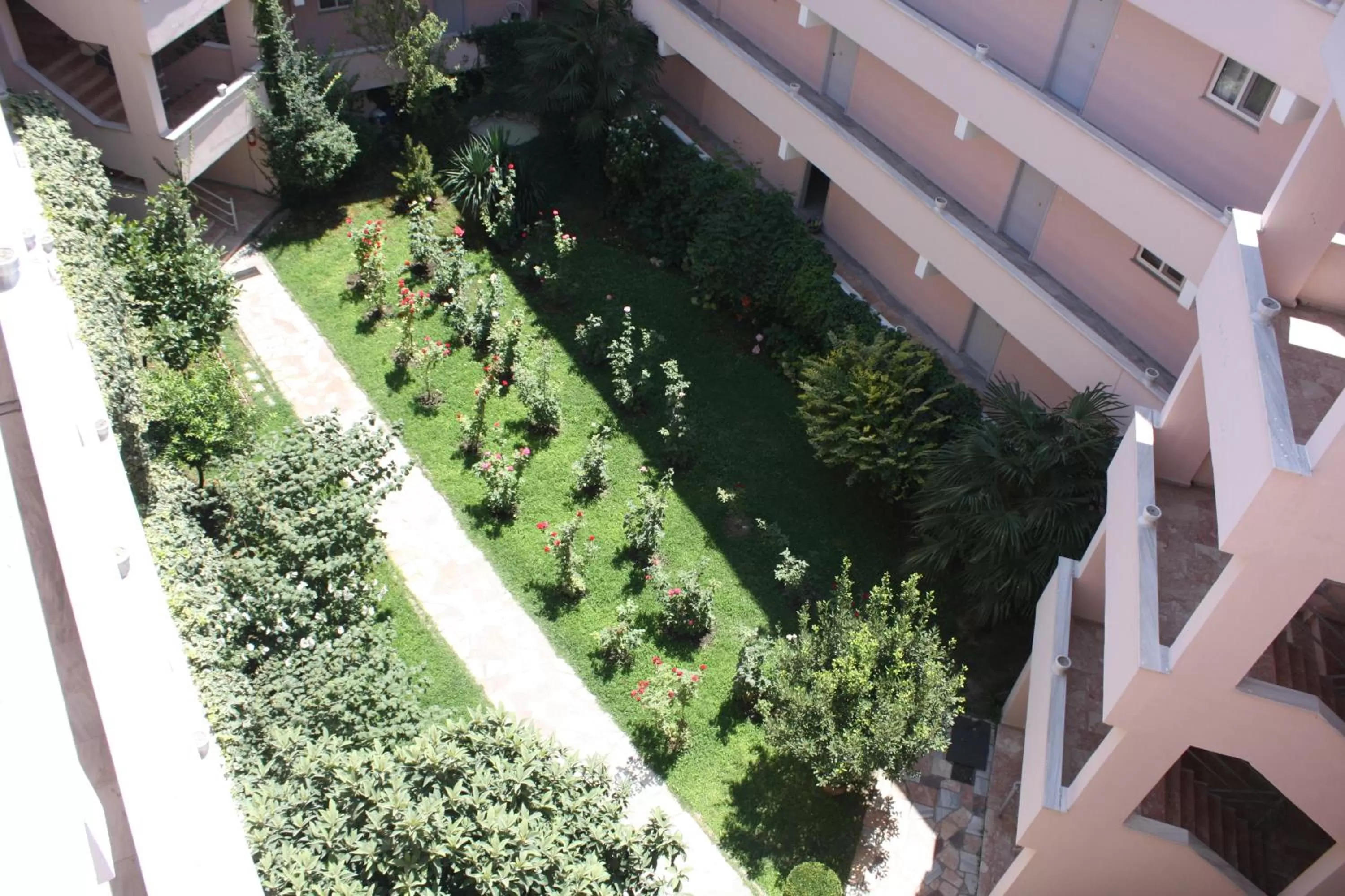 Garden view in Orçin Apart Hotel