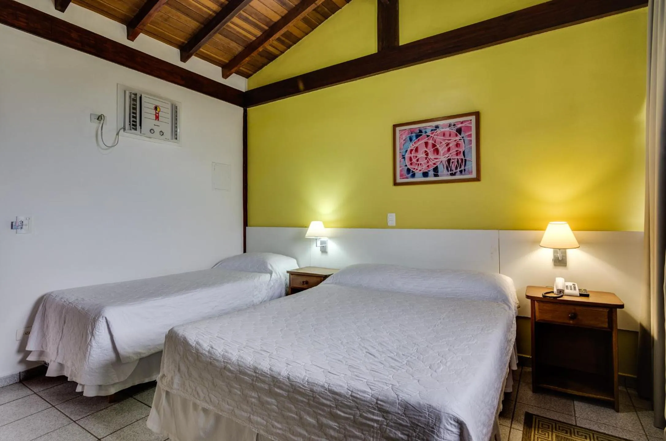 Bed in Hotel Coquille