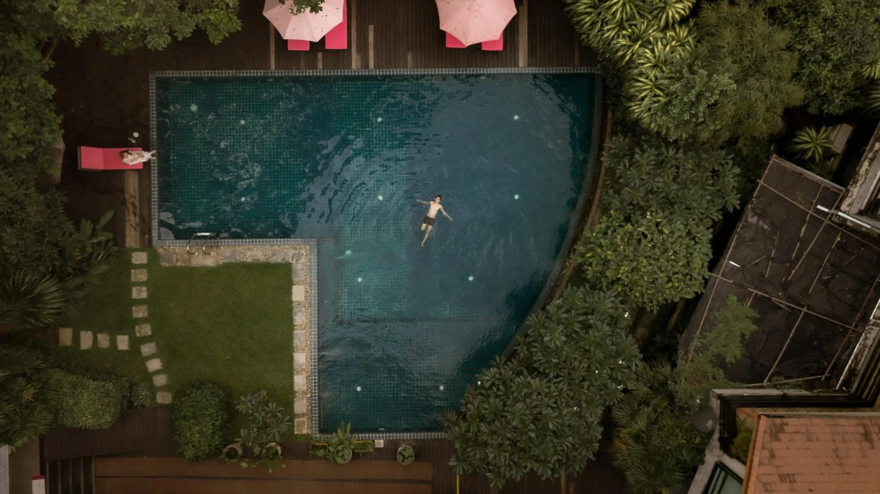 Pool view in Kireethara Boutique Resort