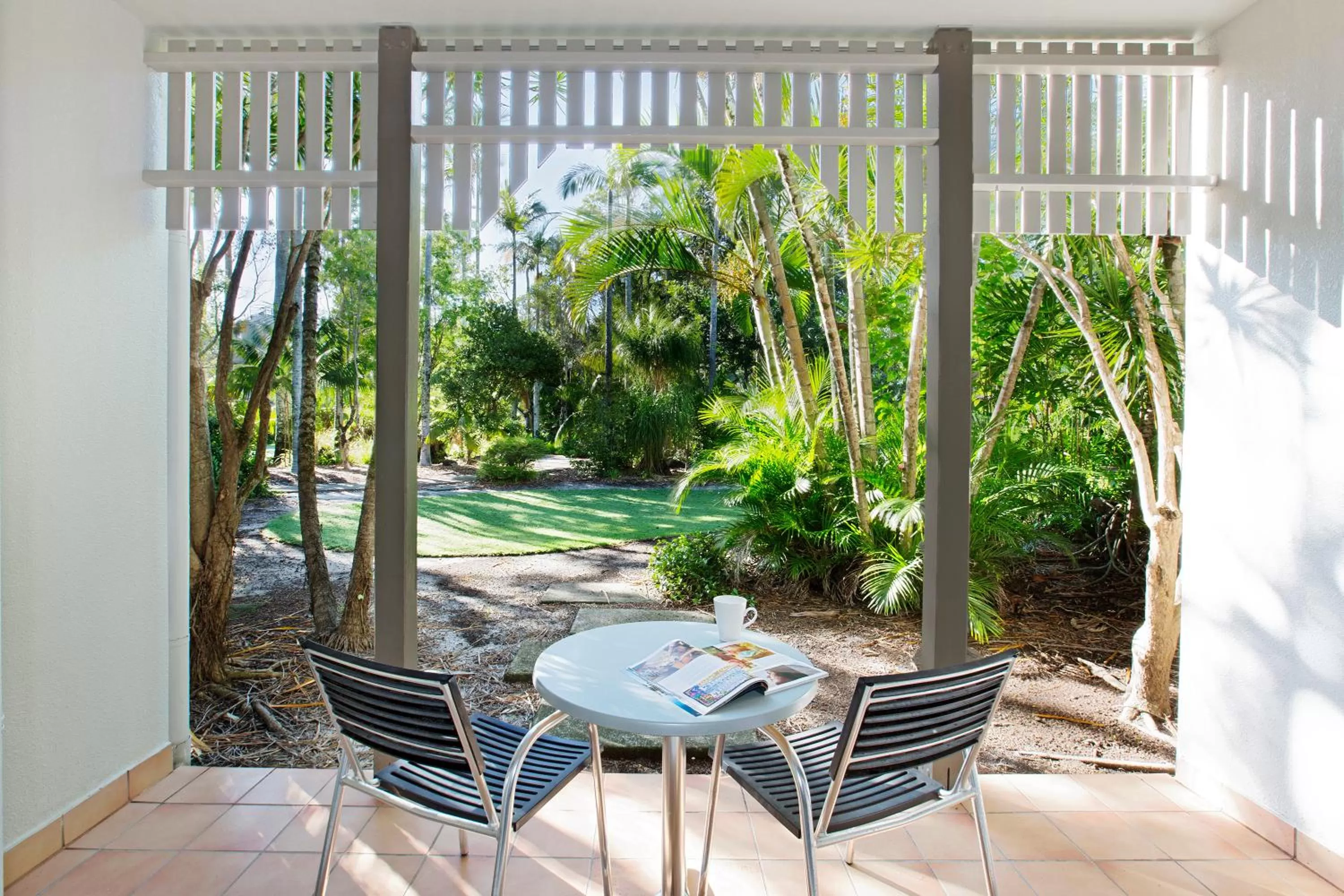 Patio in Novotel Sunshine Coast Resort