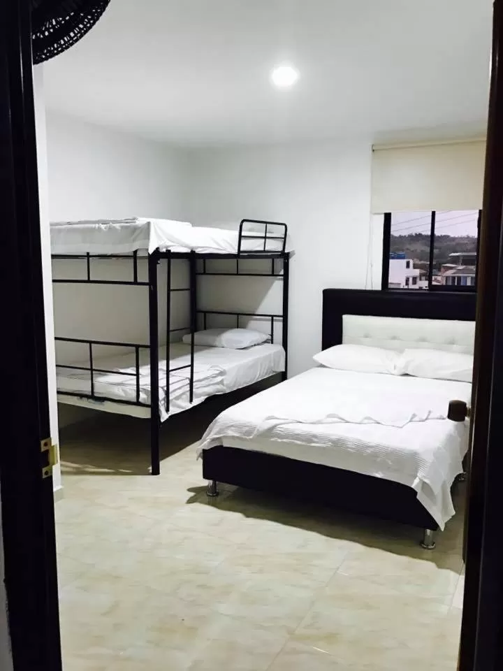 Bedroom in Hotel Mirador de Santa Bárbara