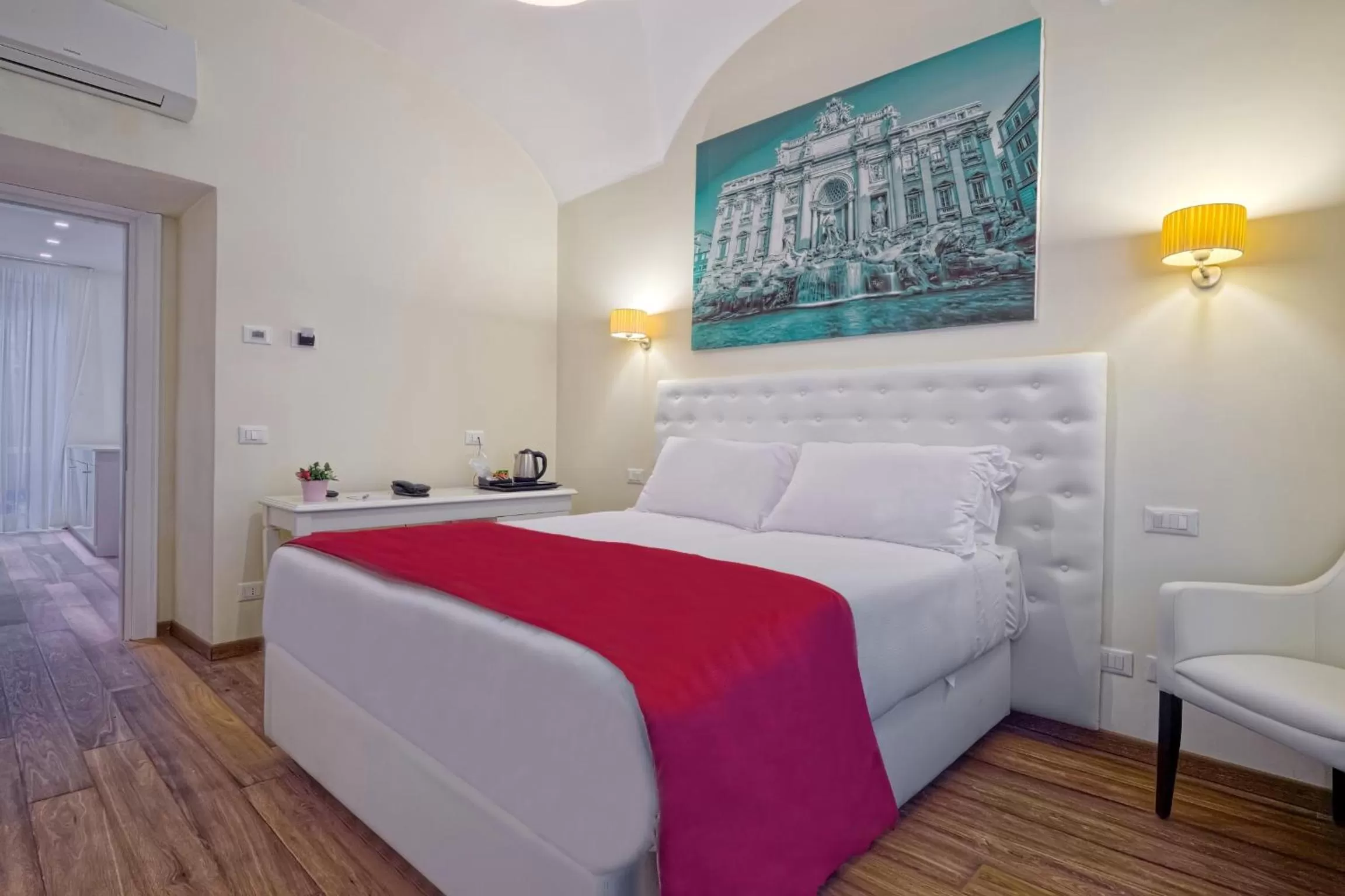 Bed in Star Vatican Rooms