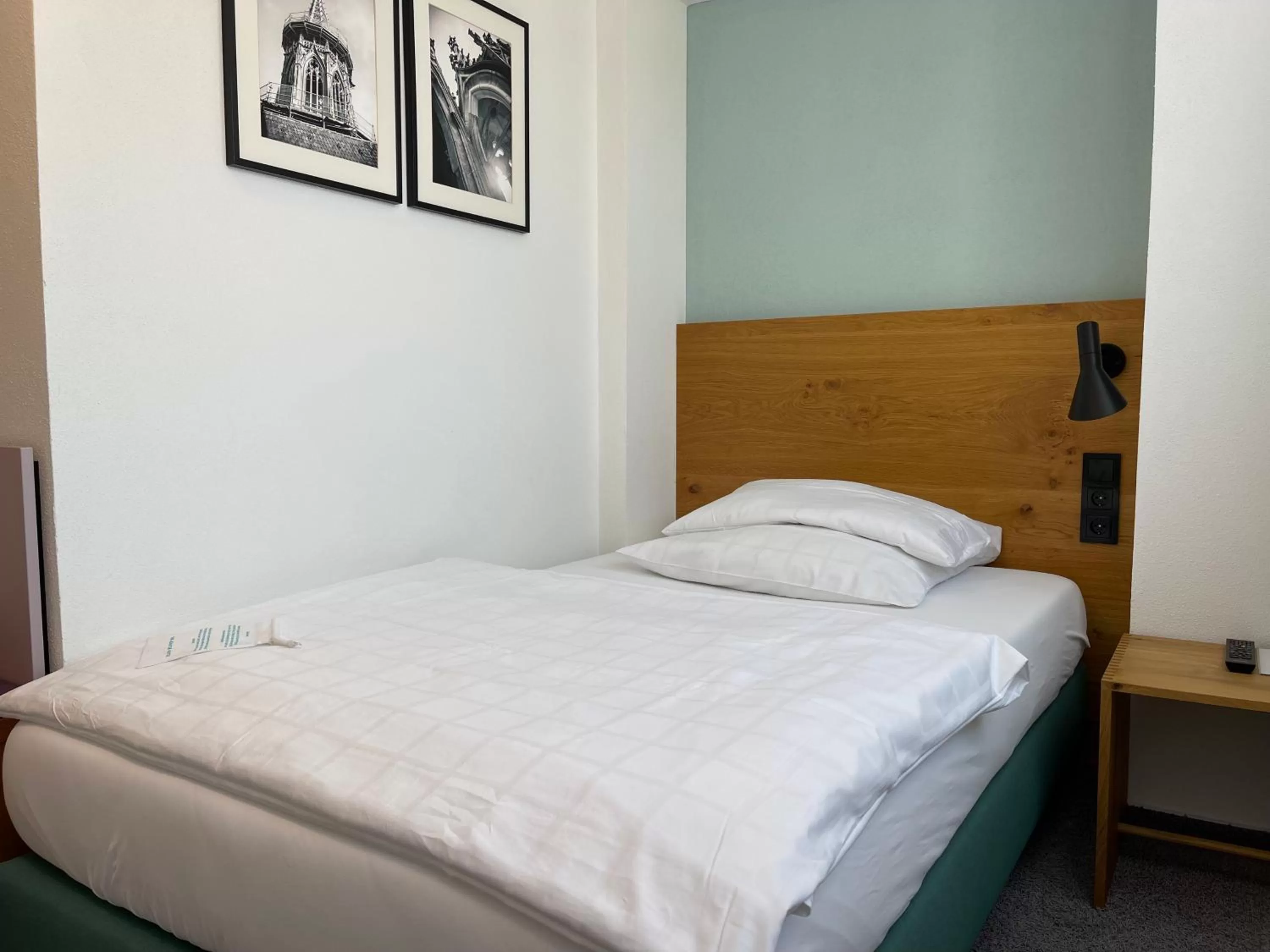 Bed in Ulmer Münster Hotel