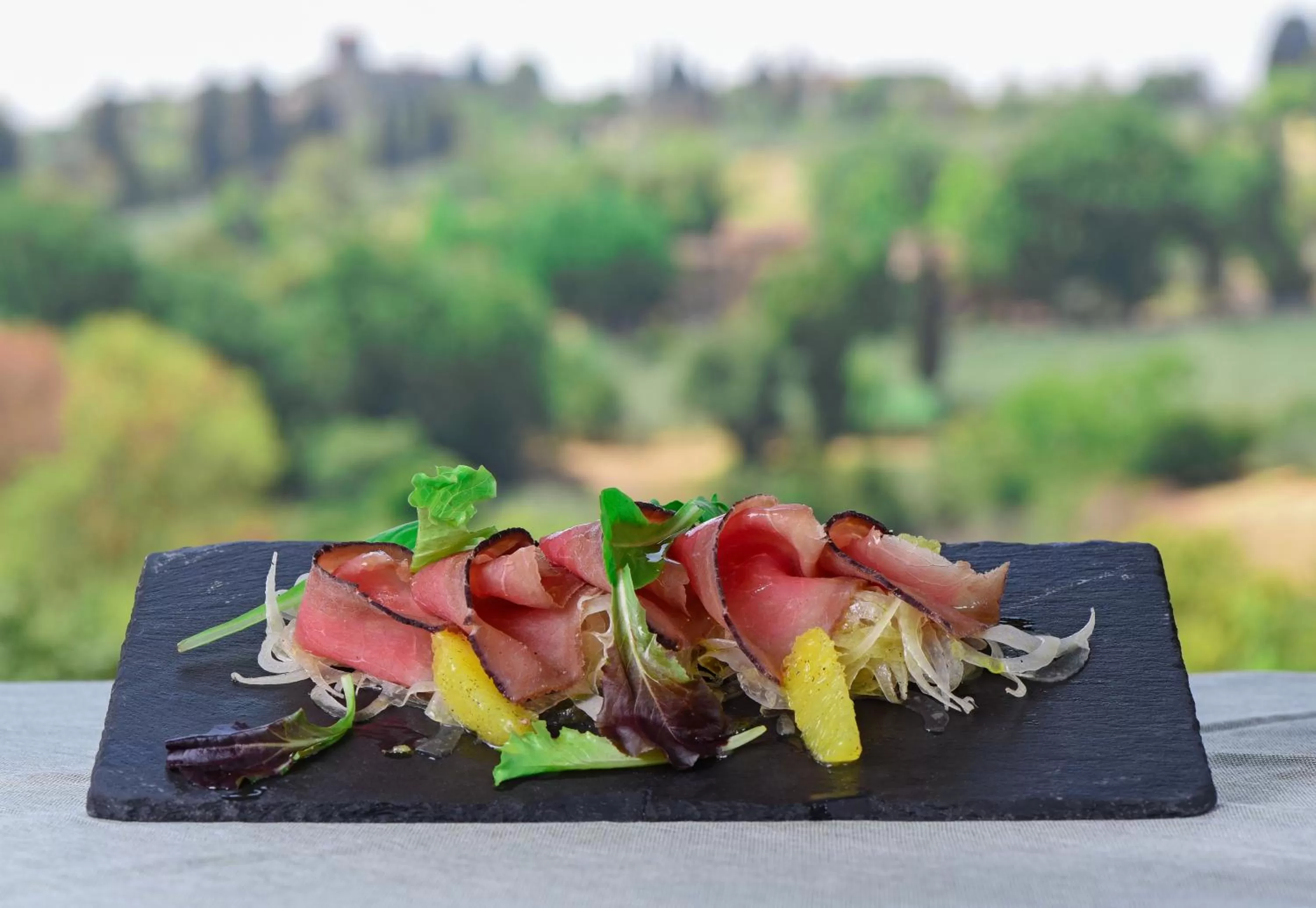 Food close-up in Villa Tolomei Hotel & Resort