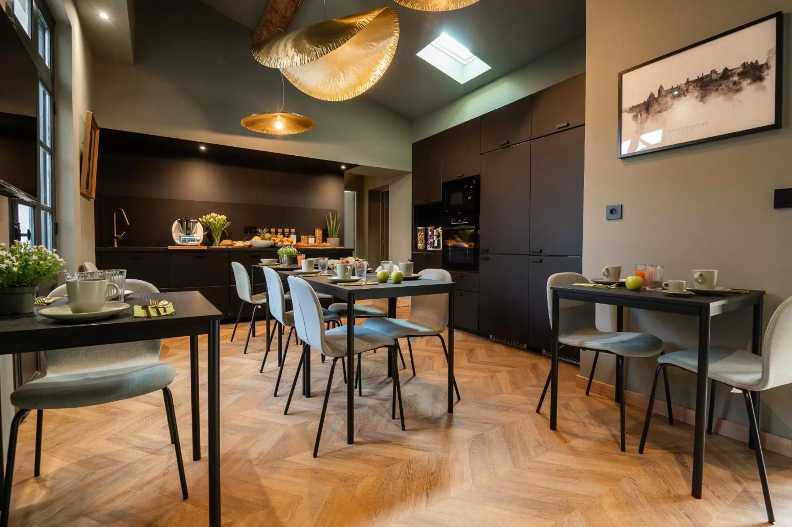 Dining area in La Maison de Jean by Maison Bacou