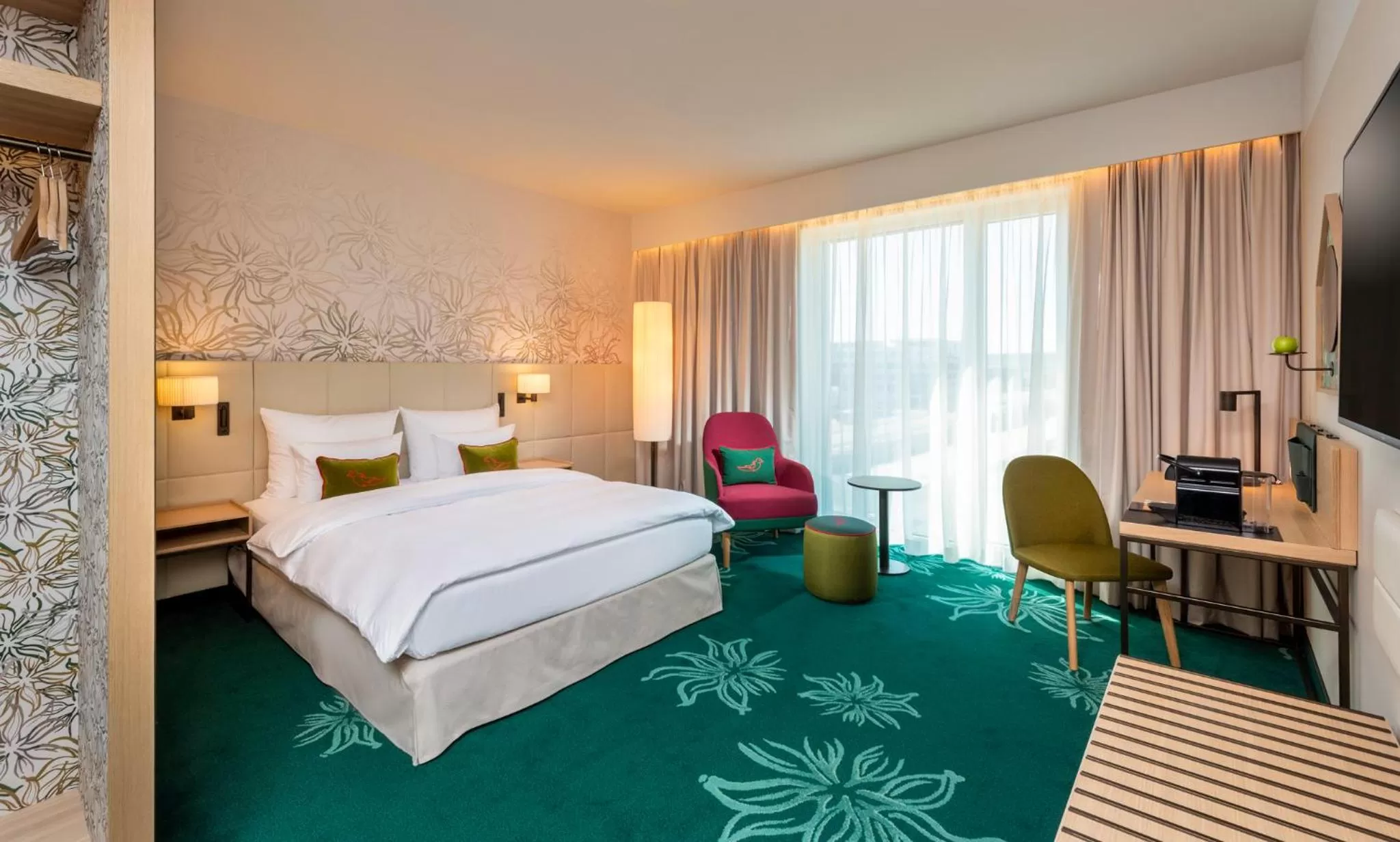 Bed in Mövenpick Hotel Stuttgart Messe & Congress