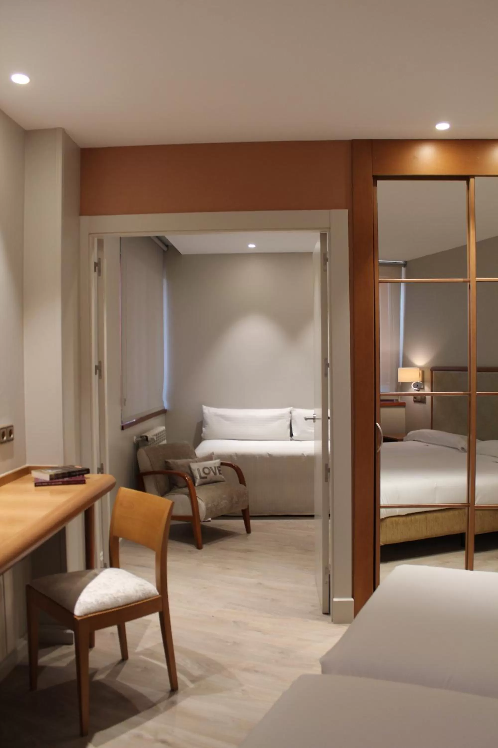 Decorative detail, Bed in Hotel Carreño