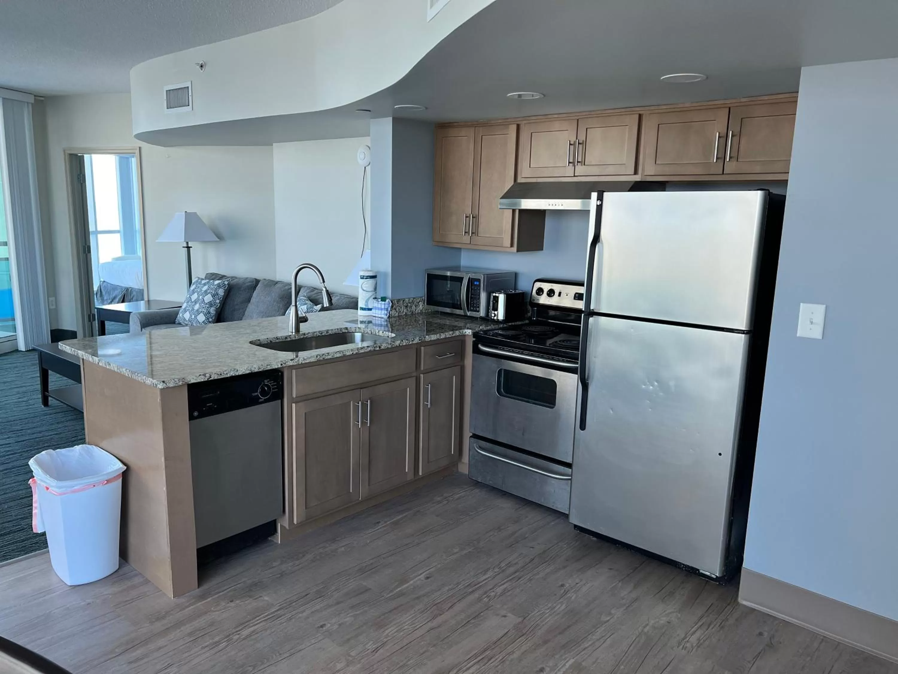 Kitchen or kitchenette in Oceans One Resort