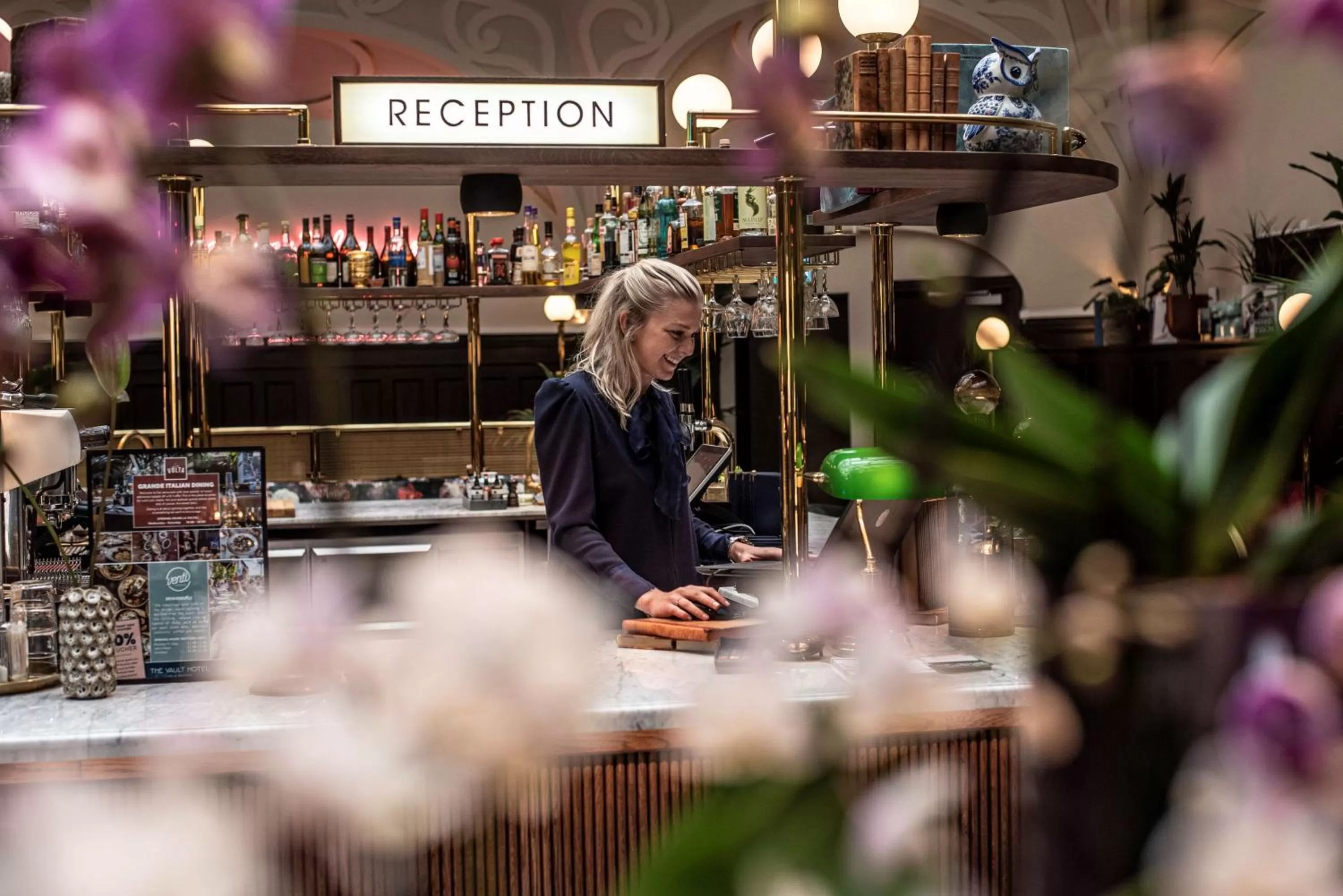 Lobby or reception in The Vault Hotel, WorldHotels Crafted