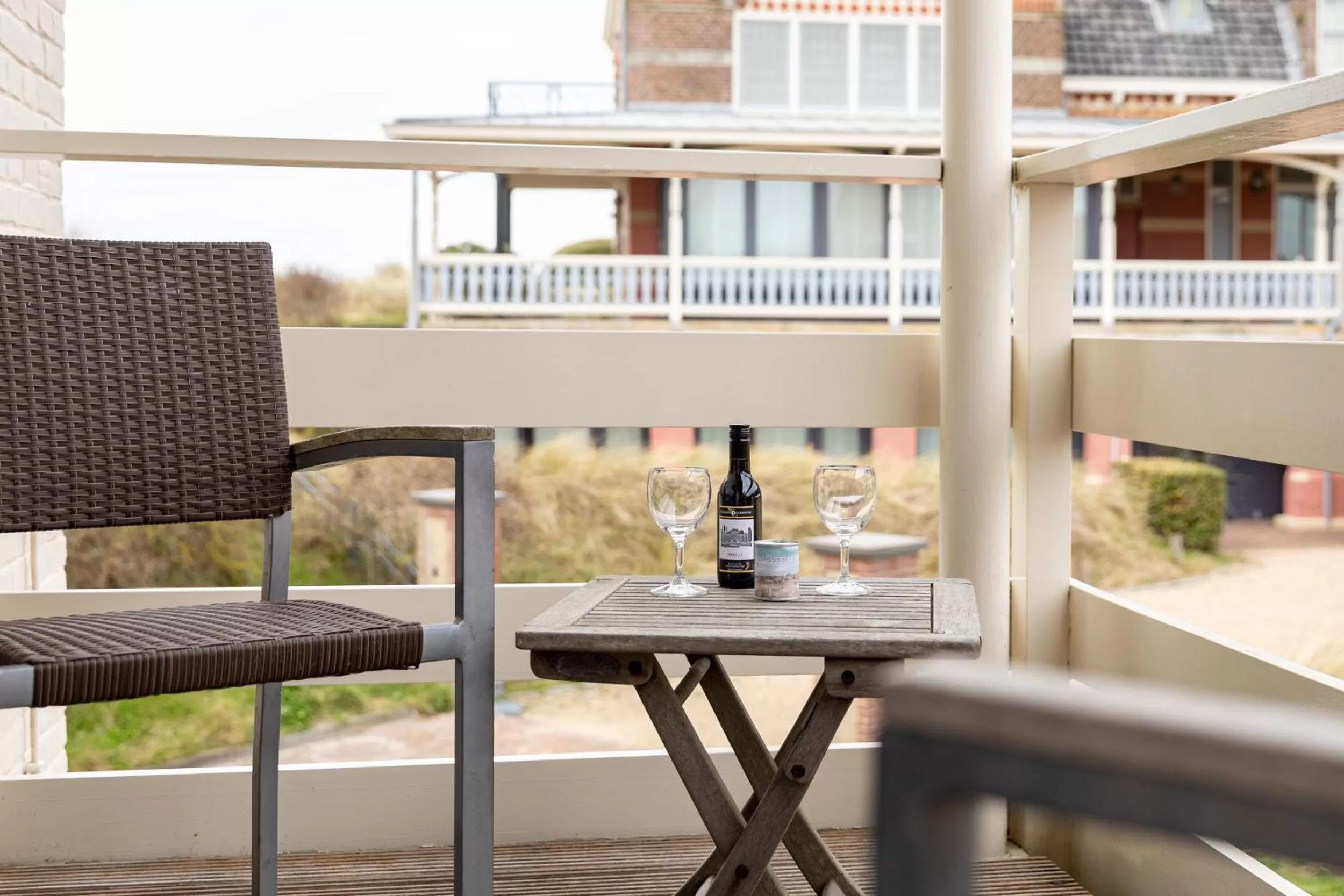 Balcony/Terrace in Strandhotel Domburg