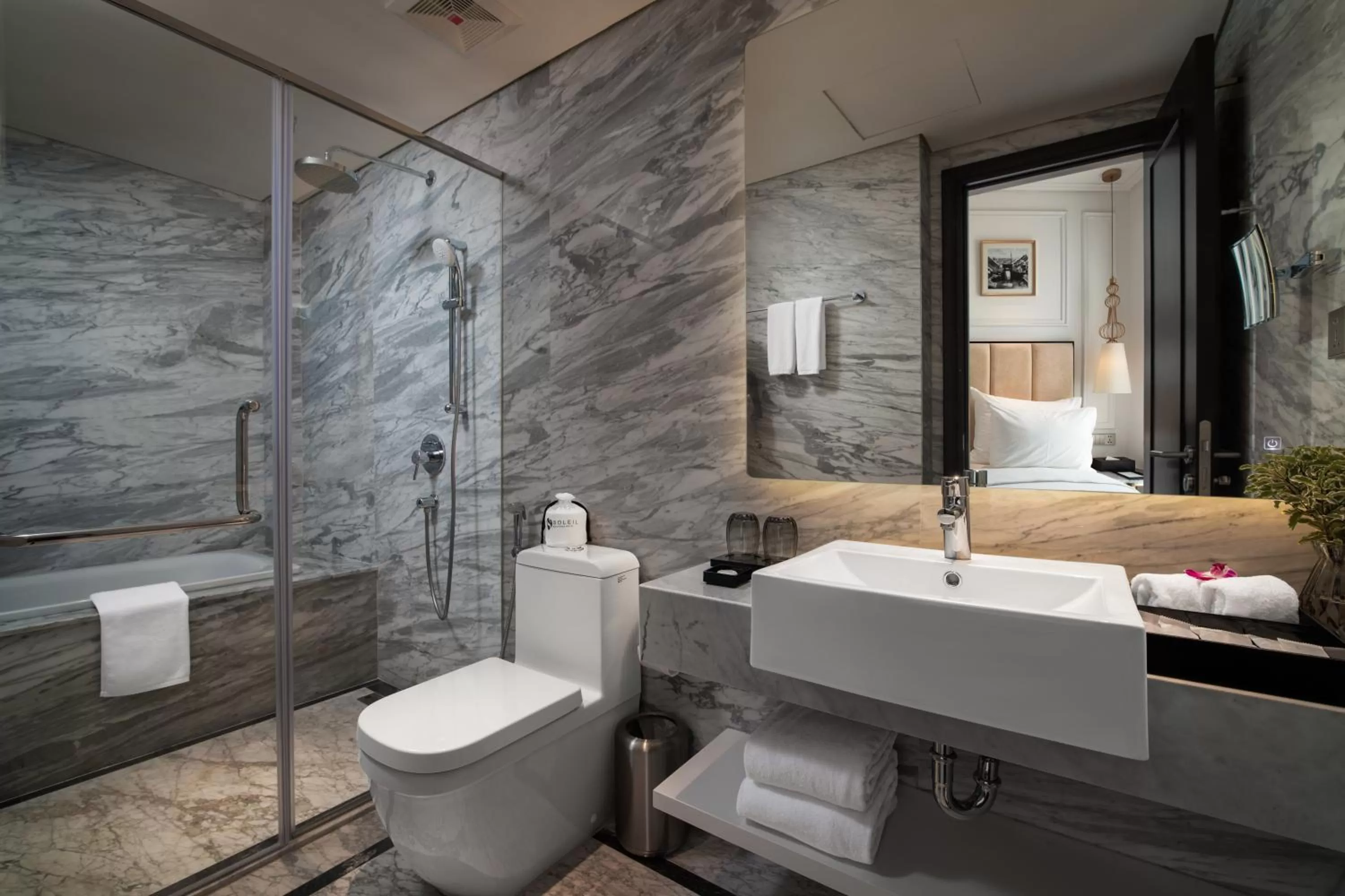 Bathroom in Soleil Boutique Hotel Hanoi