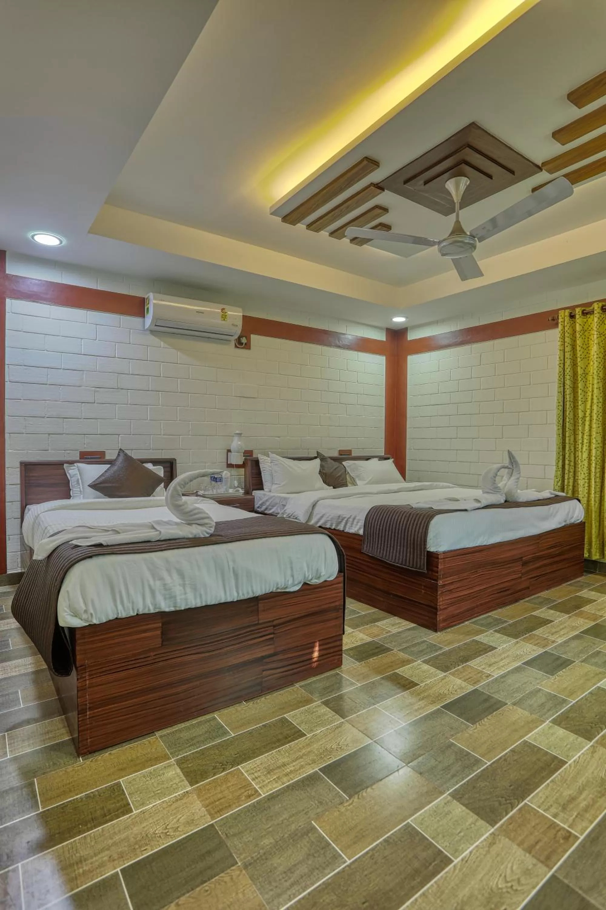 Photo of the whole room, Bed in LEISURE VALLEY BEACH RESORT