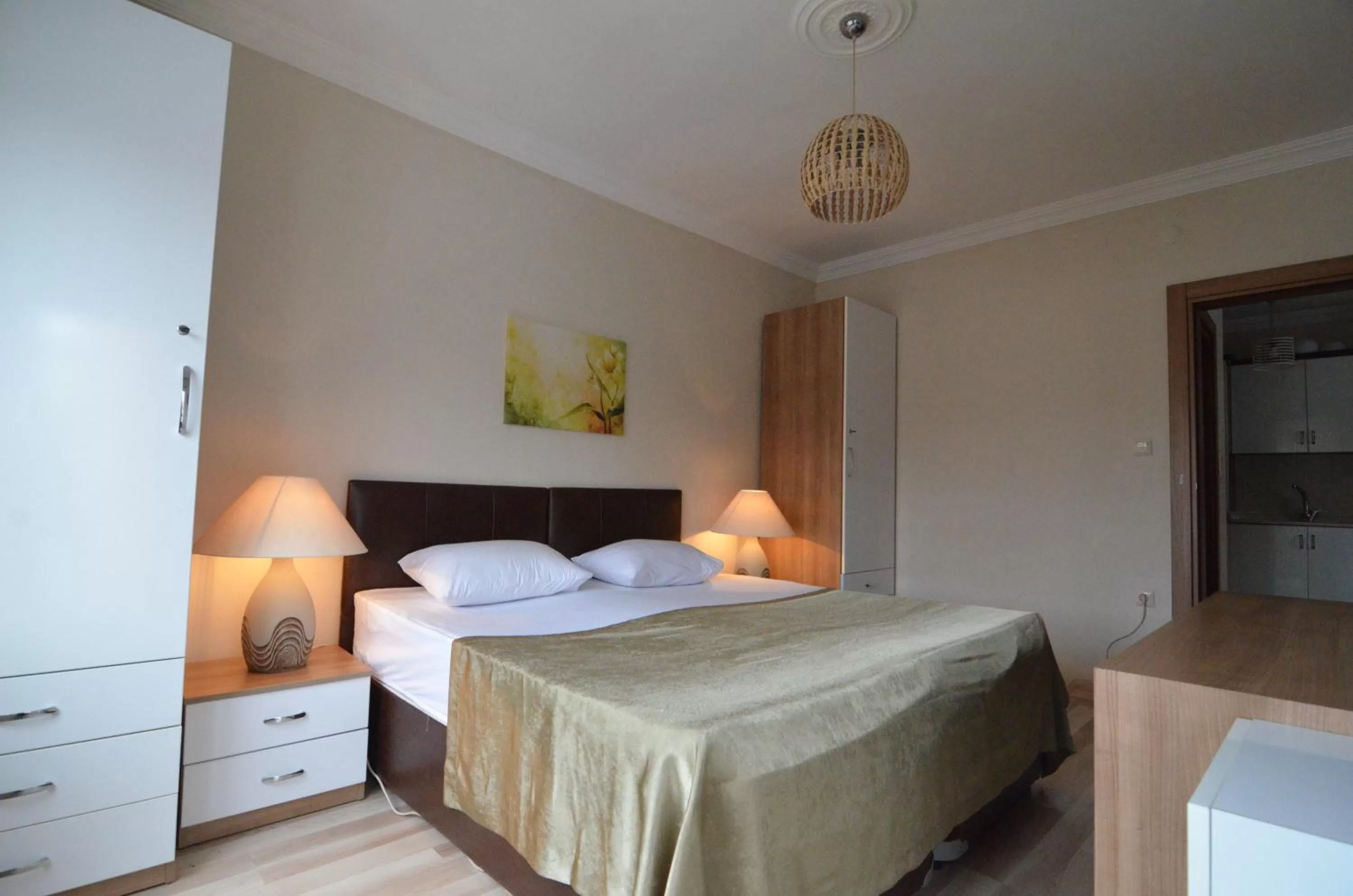 Bed in Konaklar Apart Premium